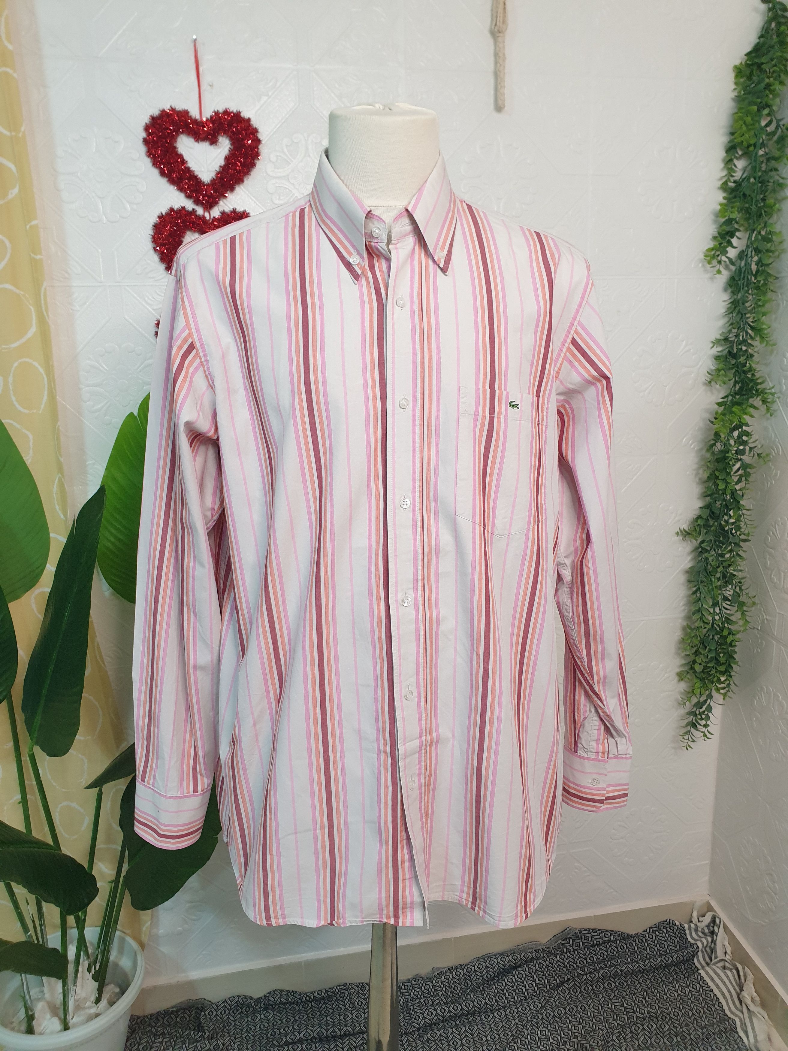 Lacoste × Vintage LACOSTE shirt for MAN size france44 (xl general) Size US XL / EU 56 / 4 - 1 Thumbnail
