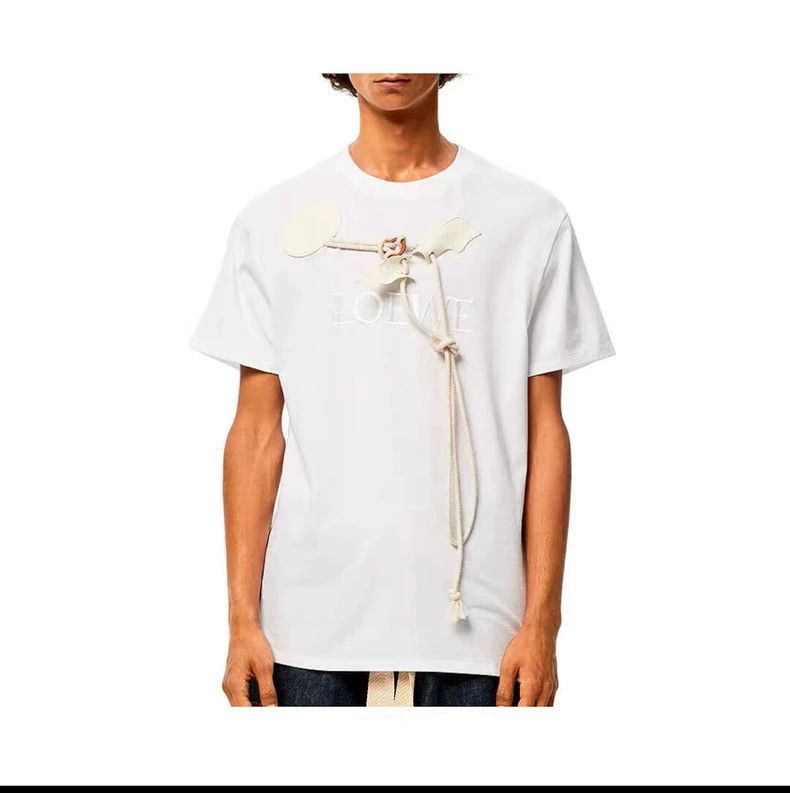 Loewe loewe white short sleeves 2504-Nextarrow Size US M / EU 48-50 / 2 - 2 Thumbnail