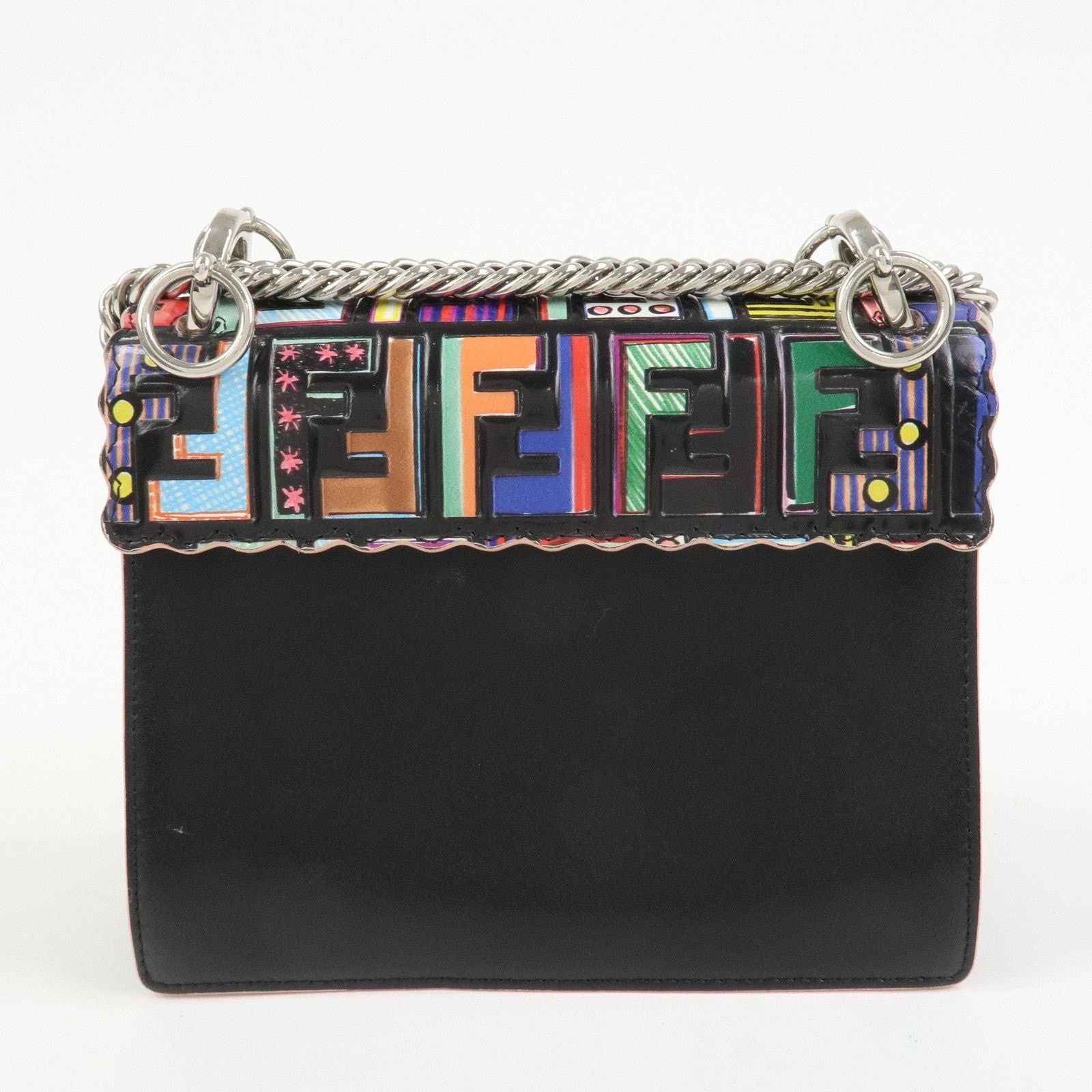 Fendi Fendi Zucca Mini Kan I Leather Shoulder Bag Multicolor Size ONE SIZE - 2 Thumbnail