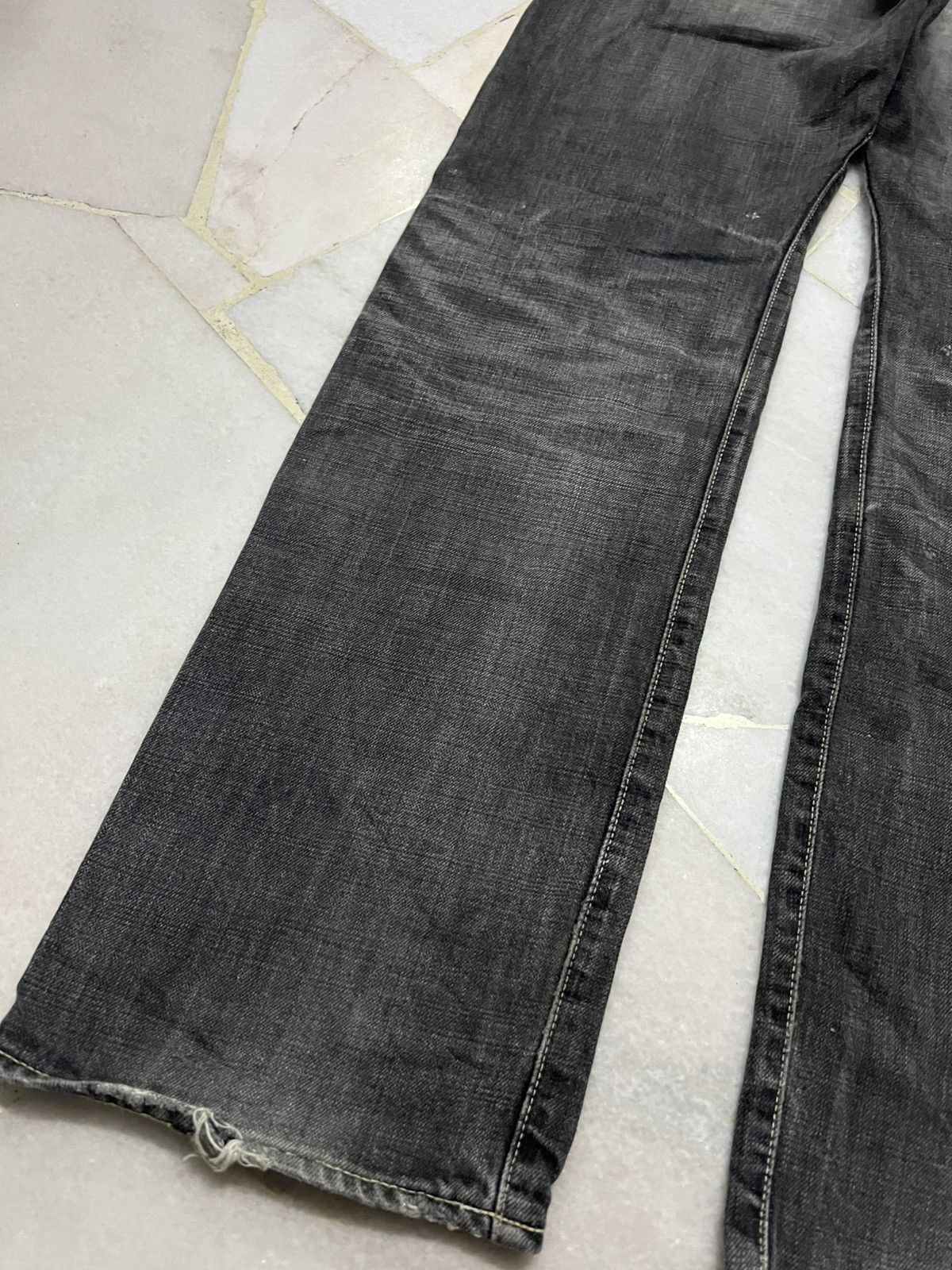 If Six Was Nine × Japanese Brand × Spellbound 💥90’s💥Vintage Spellbound Distress Mud Wash Faded Jean Japan Size US 32 / EU 48 - 13 Thumbnail