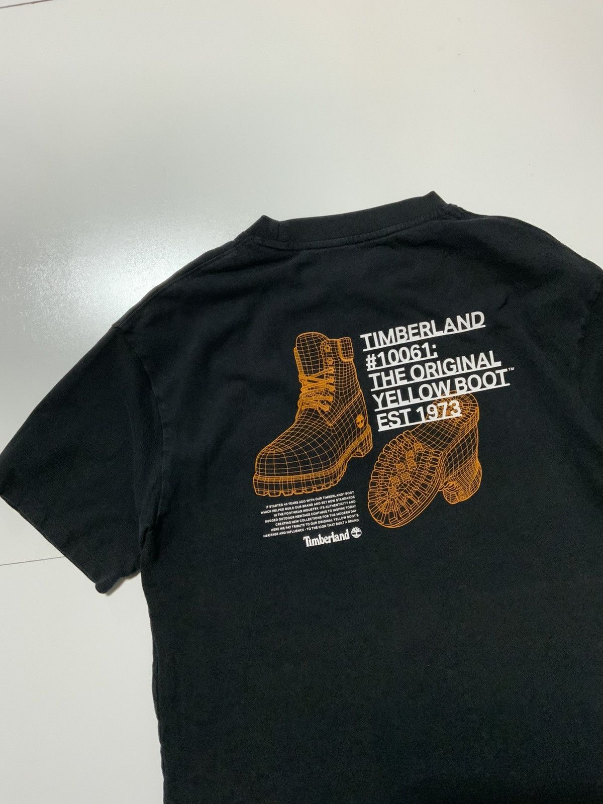 Timberland Timberland #10061 The Original Yellow Boot Pocket T-Shirt Size US S / EU 44-46 / 1 - 5 Thumbnail
