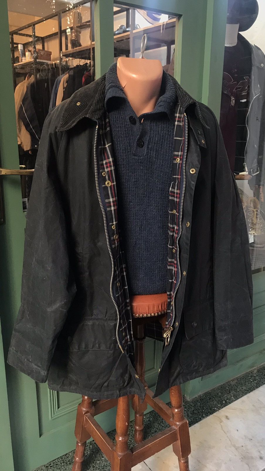 Burberry BURBERRY BRIT WOOL AND CASHMERE BUTTONED COLLAR WOOL JUMPER Size US S / EU 44-46 / 1 - 6 Thumbnail
