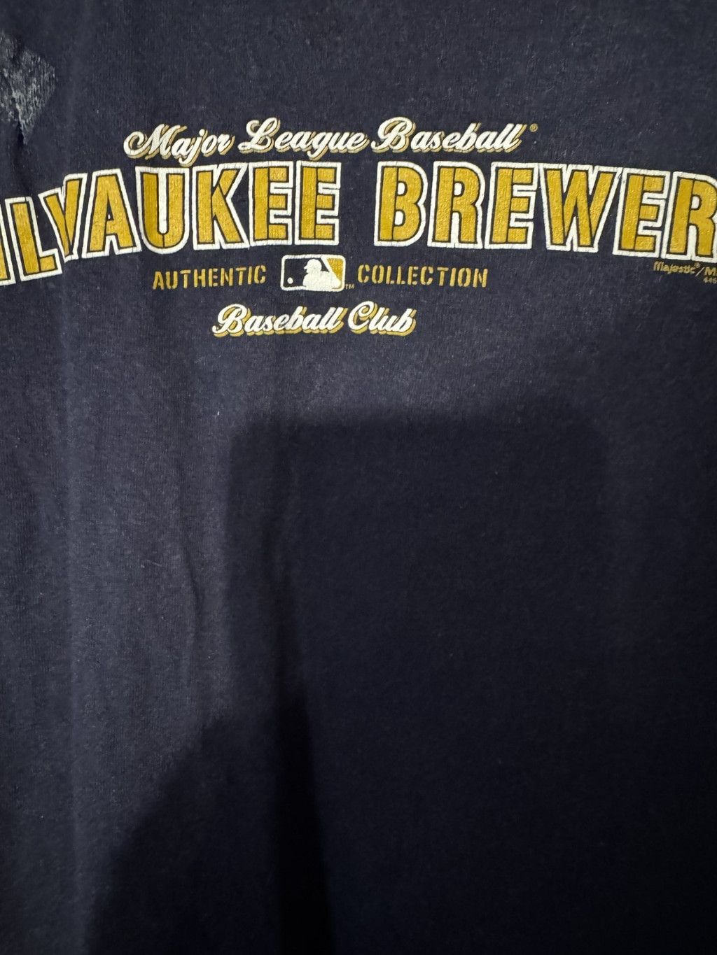 Majestic Milwaukee Brewers Majestic Kid's Size XL T-Shirt Blue Size US XL / EU 56 / 4 - 4 Thumbnail