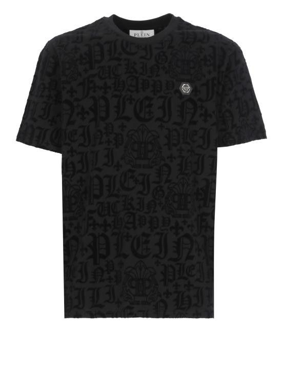 Tシャツ・カットソー PHILIPP PLEIN Men T-shirt Black PAECMTK7884PJY002N 02 bb-1342-1.jpg