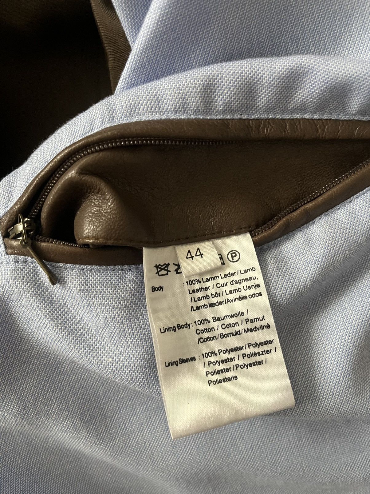 Other Genuine Lamb Leather Jacket Size XXL / US 16-18 / IT 52-54 - 4 Thumbnail