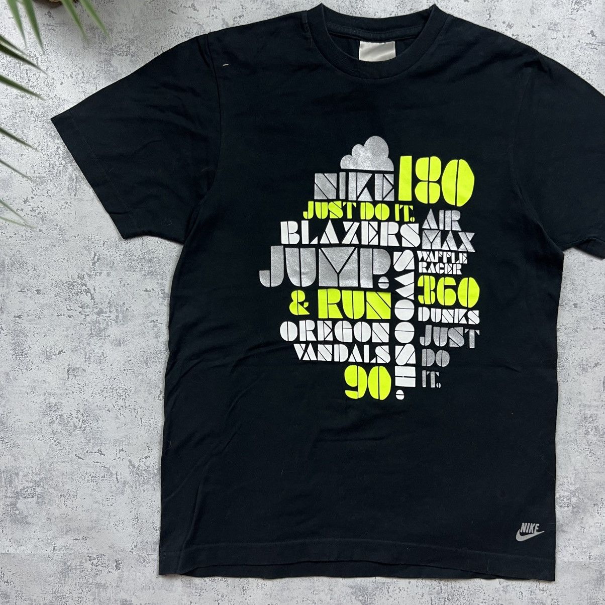 Nike 00s NIKE AIR MAX VINTAGE Y2K RETRO TEE T-SHIRT Size US S / EU 44-46 / 1 - 2 Thumbnail