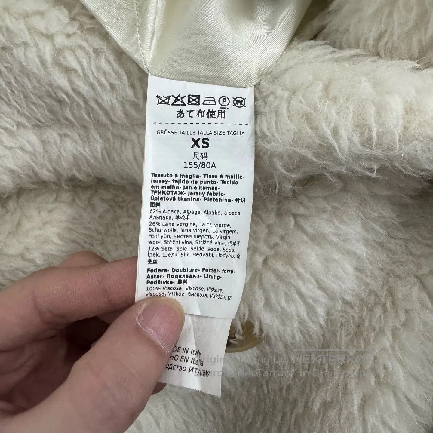 Max Mara MaxMara alpaca fibre Medium to long coat| Size XS / US 0-2 / IT 36-38 - 6 Thumbnail