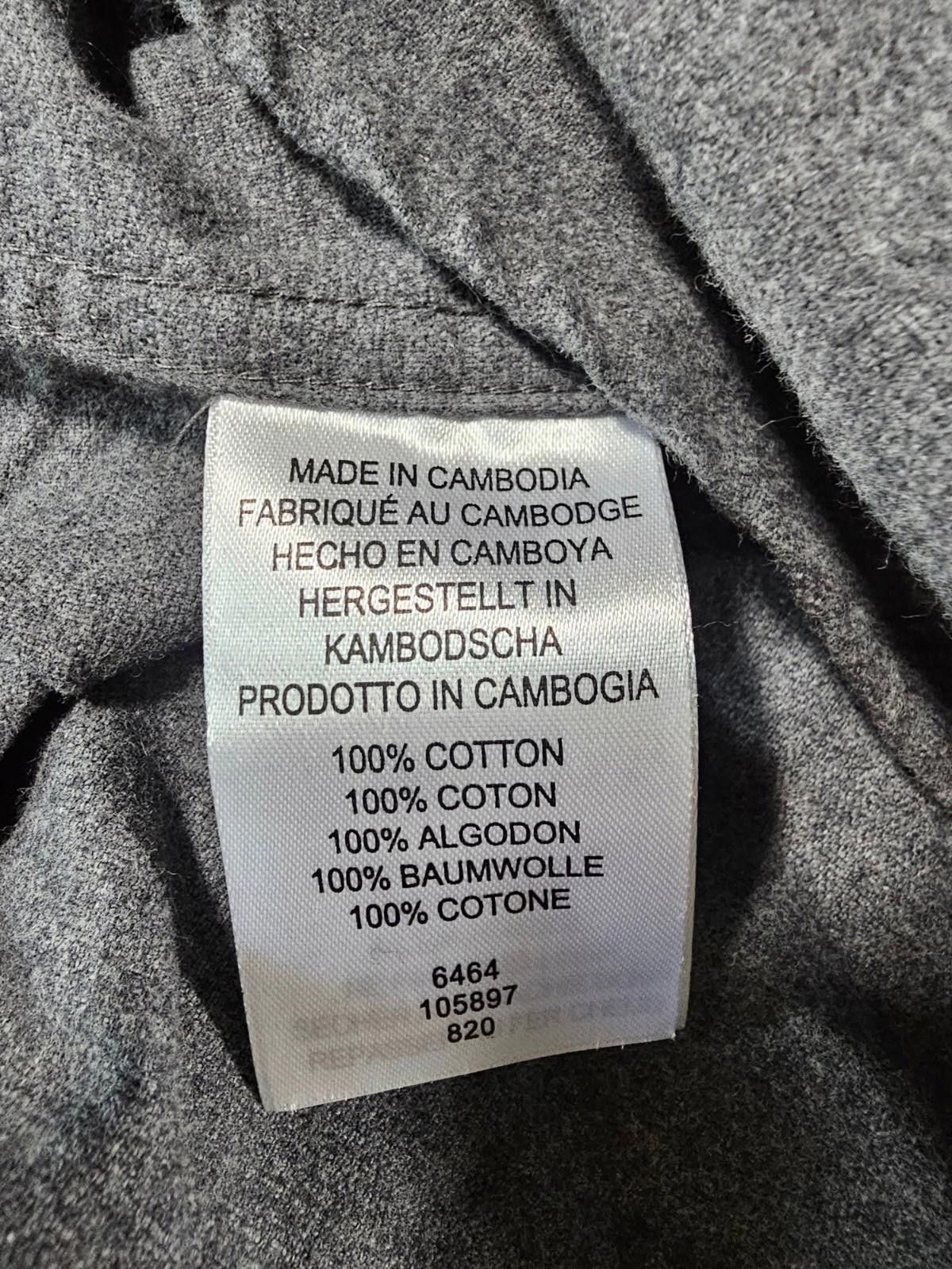 Designer Legendary Whitetails Flannel Shirt Mens L Gray Button Up Size US L / EU 52-54 / 3 - 9 Thumbnail