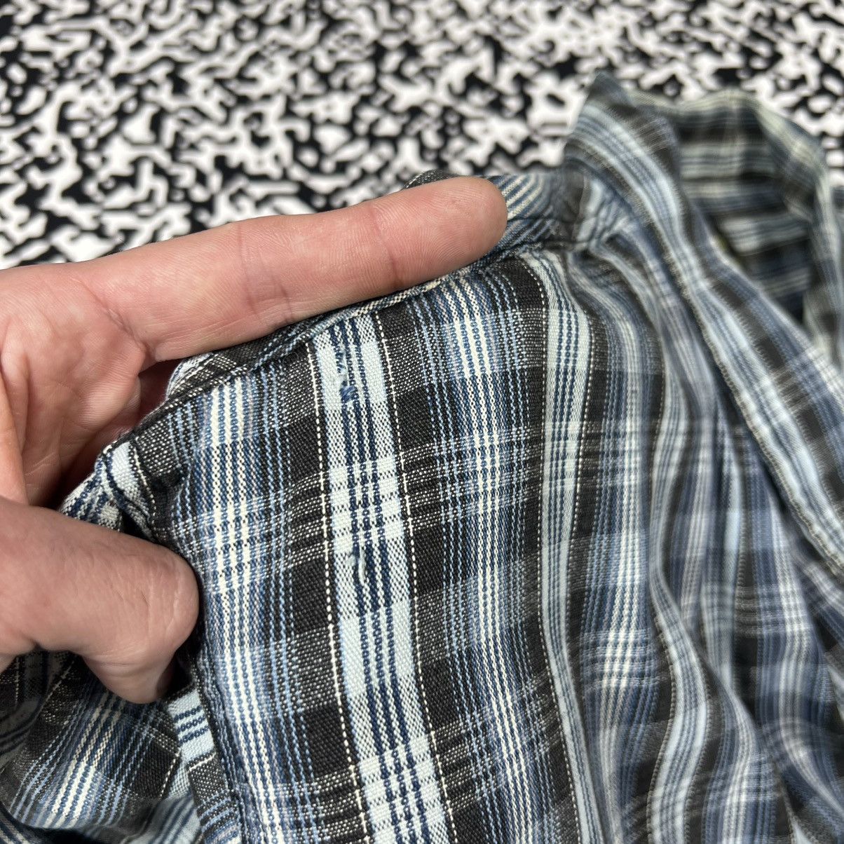 Wrangler Vintage 90s Wrangler Striped Retro Zip Light Jacket Flannel Size US XL / EU 56 / 4 - 12 Thumbnail