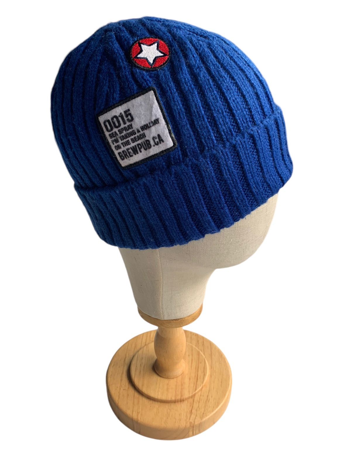 Japanese Brand × Kapital × Vintage Rare Knit Beanie With patches Hats Size ONE SIZE - 5 Thumbnail