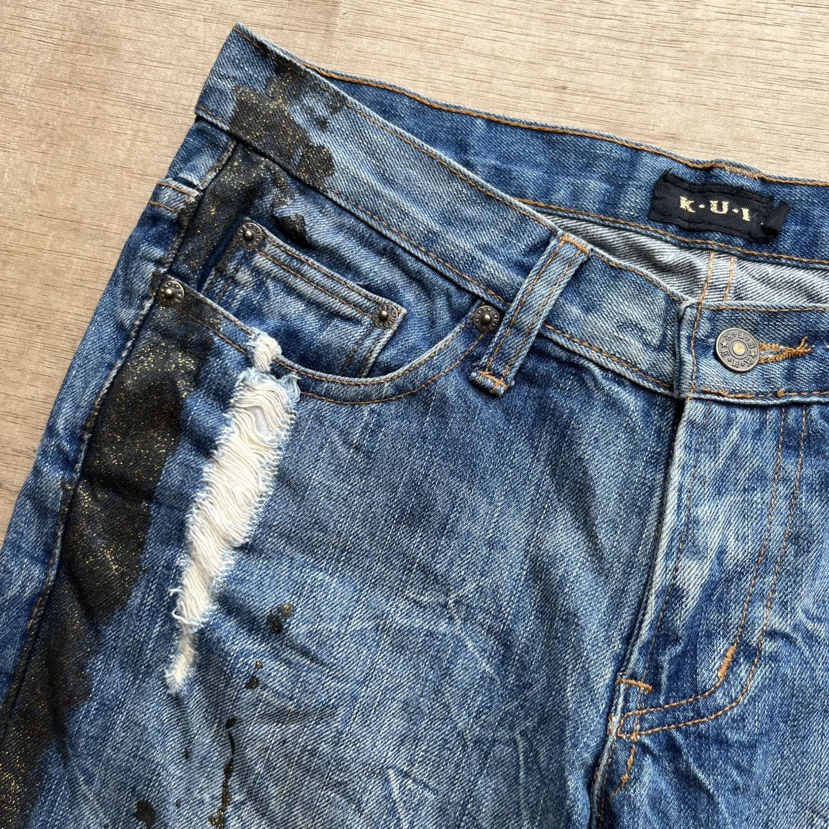 If Six Was Nine × Japanese Brand KUI DISTRESSED DENIM BOOTCUT IF SIX WAS NINE STYLE Size US 32 / EU 48 - 4 Thumbnail