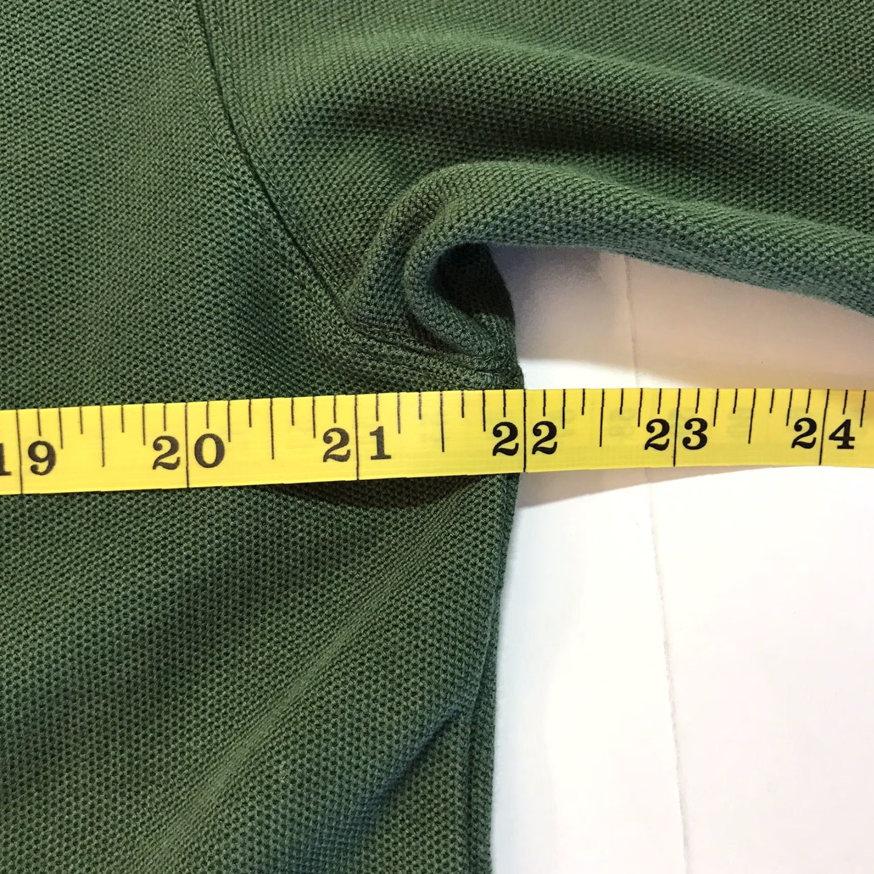 Vintage LL Bean Polo Shirt Golf Short Sleeve Olive Green M Mens 100% Cotton Traditional Fit Shirt Polo Golf Preppy N/A Size 40R - 6 Thumbnail