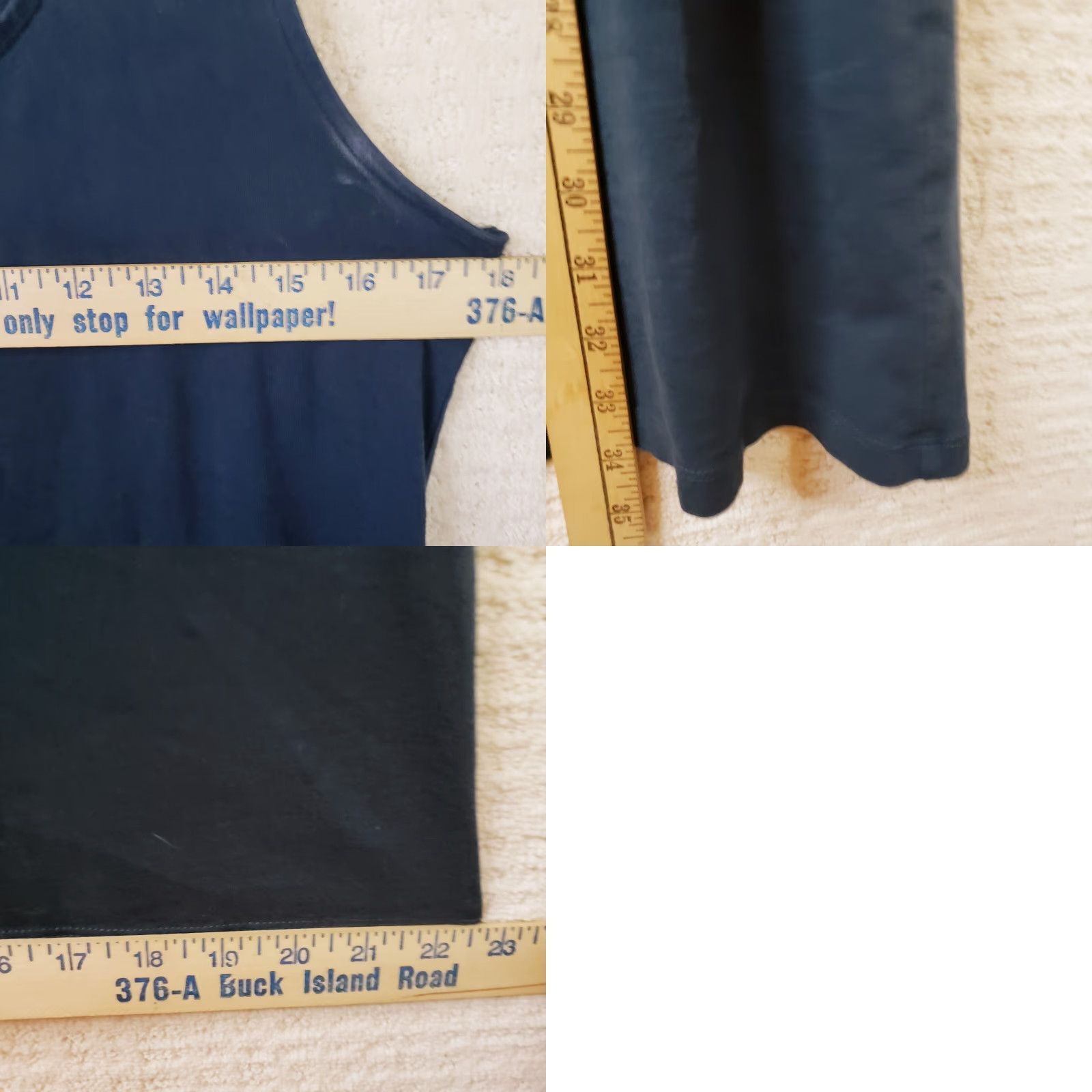 Ralph Lauren Ralph Lauren Polo Jean Co. Women's M Tank Dress Navy Blue Sleeveless Crew Neck Logo Casual Knee-Length Size M / US 6-8 / IT 42-44 - 8 Thumbnail