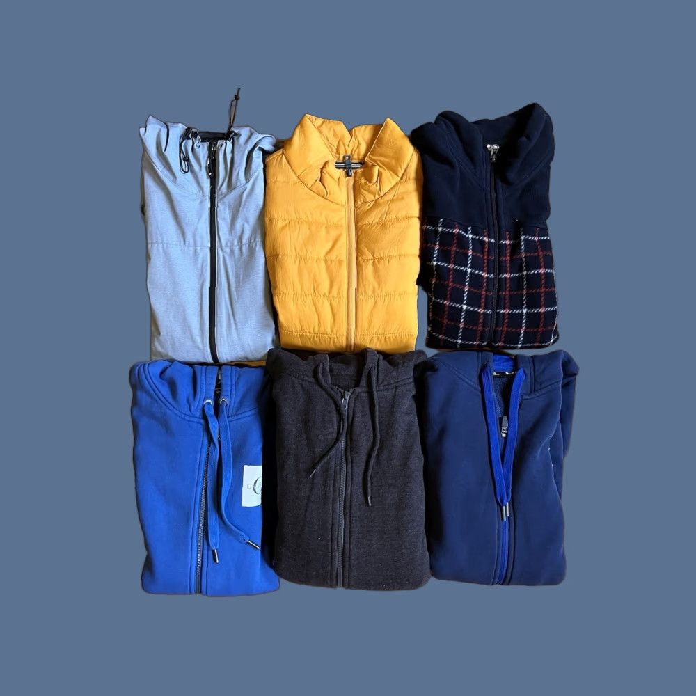 Under Armour Full Zip Sweatshirt Lot Men’s Extra Large Multicolor Under Armour Shirt XL Multicolor Pullover Hooded Pockets Men Size US XL / EU 56 / 4 - 1 Thumbnail