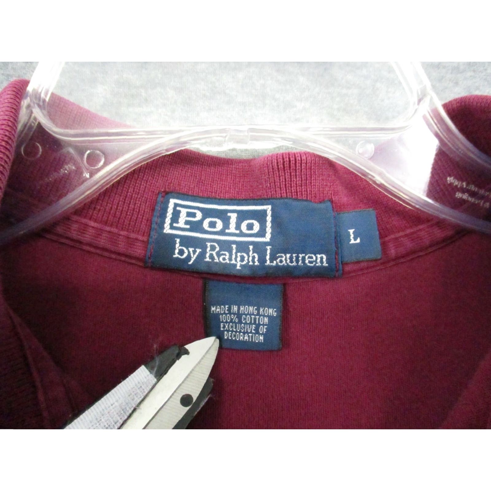 Polo Ralph Lauren Polo Ralph Lauren Shirt Mens Large Vintage Polo Short Sleeve Red Yellow Pony Shirt Size US L / EU 52-54 / 3 - 3 Thumbnail