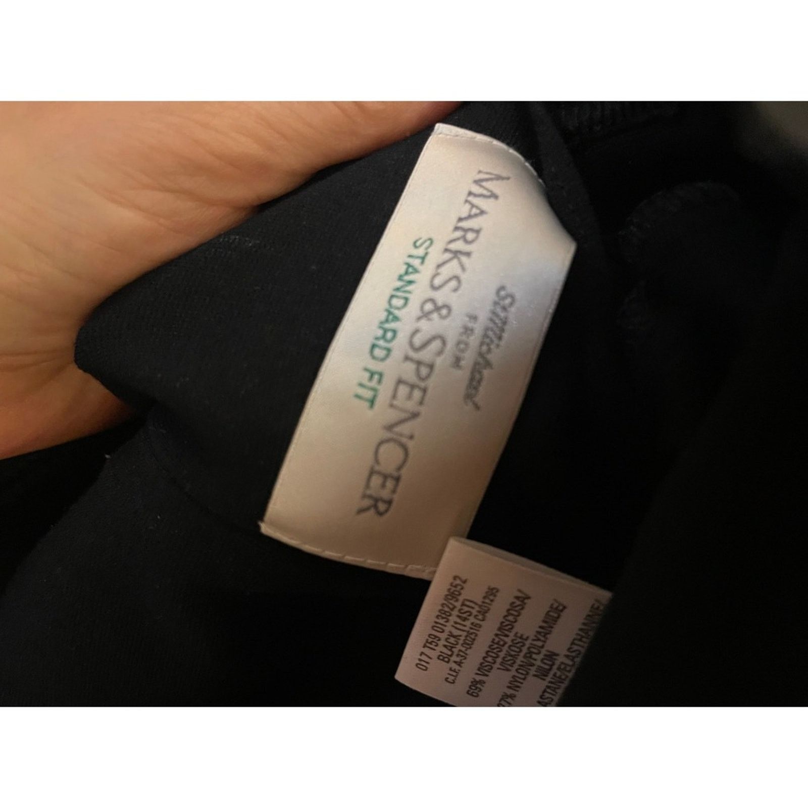 Marks & Spencer Marks & Spencer Black Zip Up Jacket Size 12 UK 14 Size 34" / US 12 / IT 48 - 7 Thumbnail