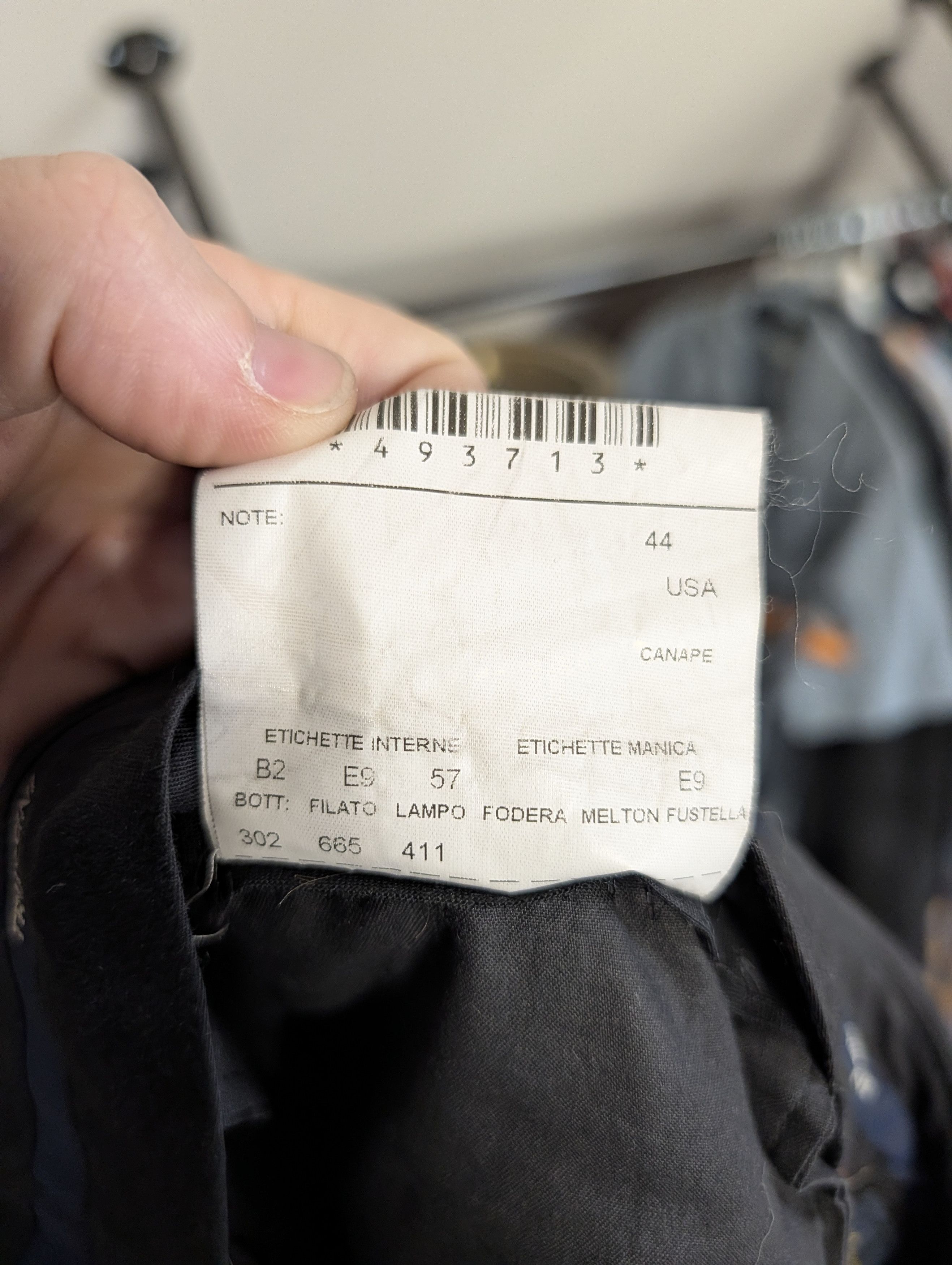 Trussini Black Super 100s Wool Steep Twill Italy Trousers 50 Size US 33 - 15 Thumbnail