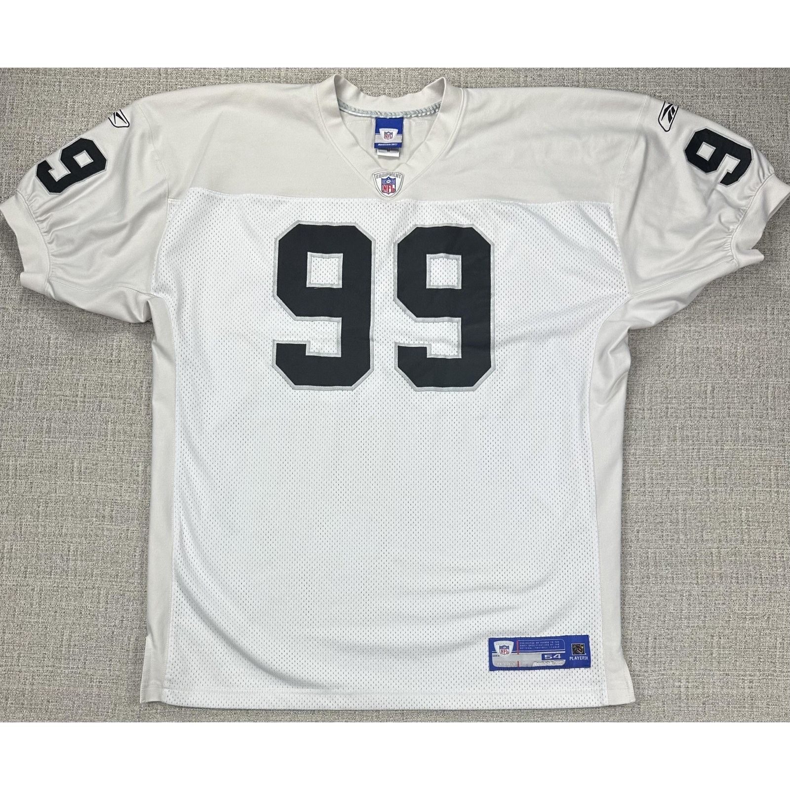 Reebok Reebok Authentic Warren Sapp Oakland Raiders Jersey Stitched Size US XXL / EU 58 / 5 - 1 Thumbnail