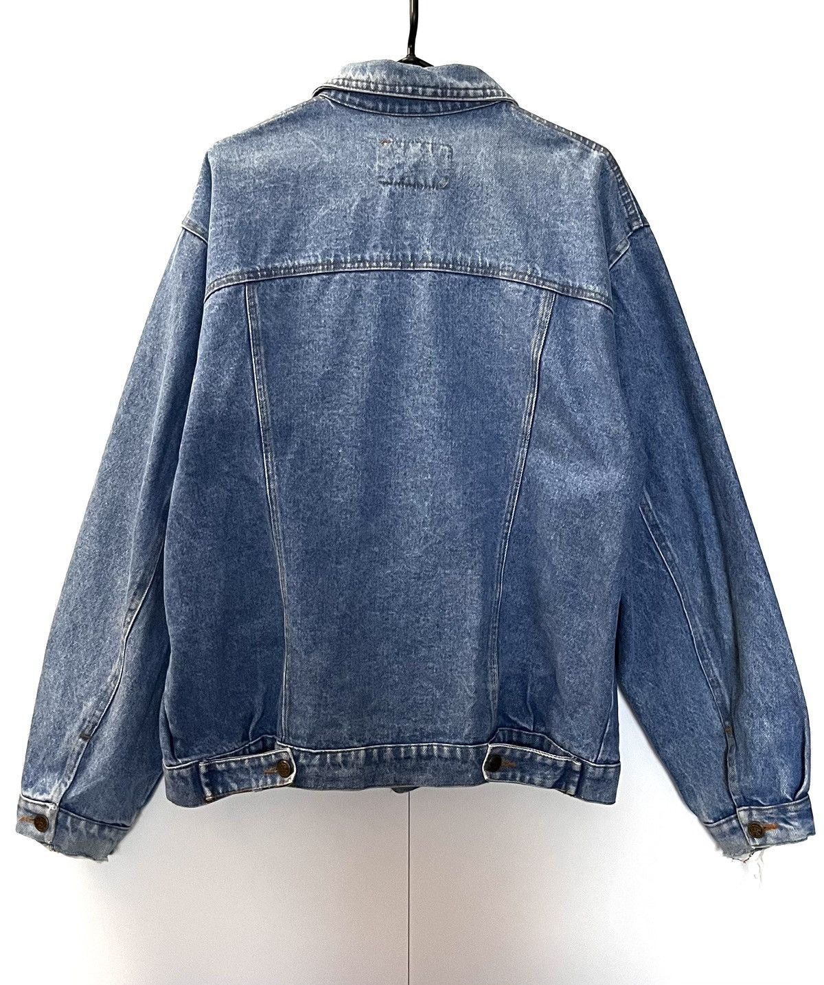 Vintage 🔥VINTAGE 1990S DENIM JACKET MADE IN ITALY Size US L / EU 52-54 / 3 - 2 Thumbnail