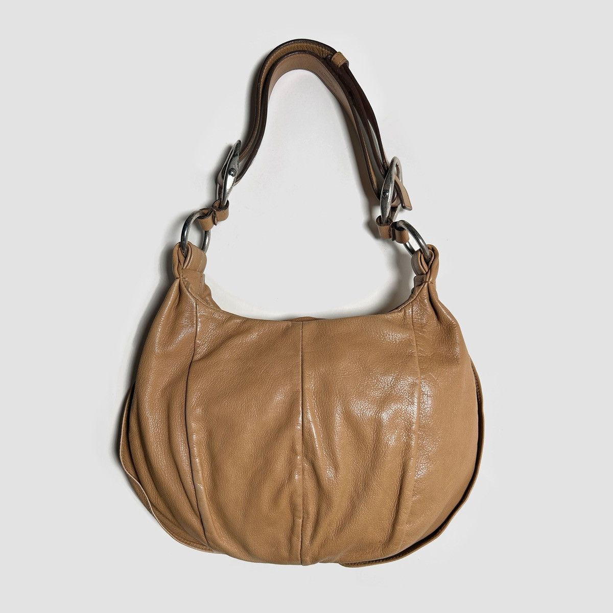 Yves Saint Laurent Fall Winter 2003 Nadja Rose Hobo Shoulder Bag Camel/Tan Size ONE SIZE - 6 Thumbnail