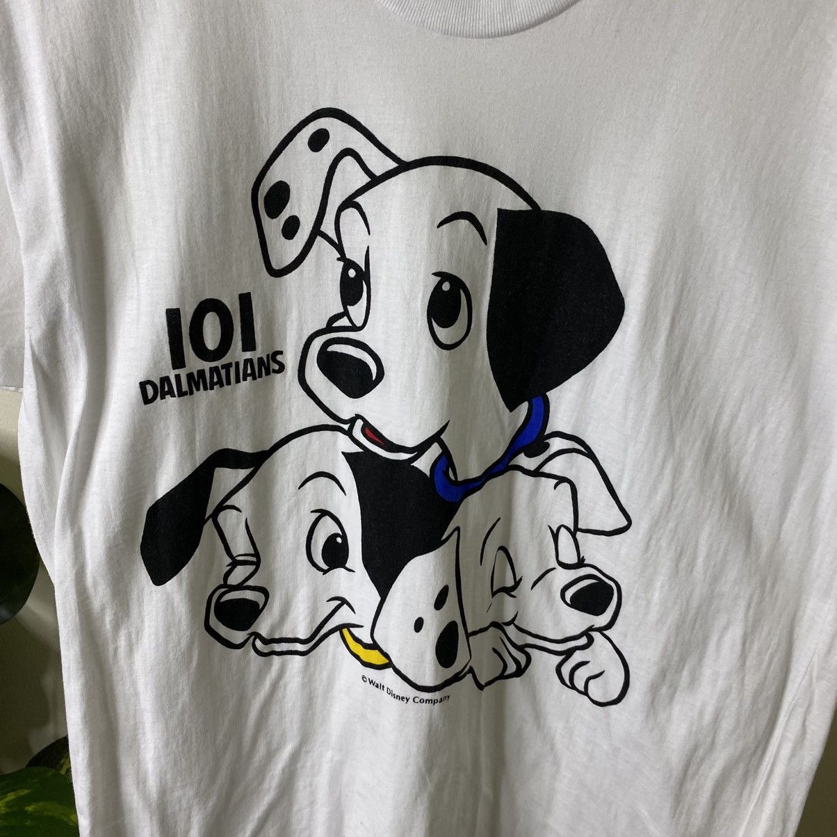 Disney Vintage 1990s The Walt Disney 101 Dalmation Promo T Shirt Size US M / EU 48-50 / 2 - 2 Thumbnail