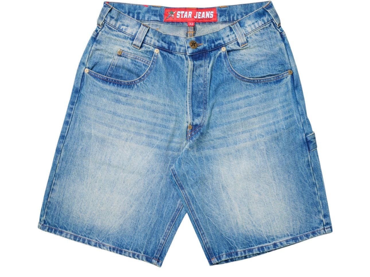 Carpet Company Carpet Company Faded Denim Shorts Size US 34 / EU 50 - 3 Thumbnail