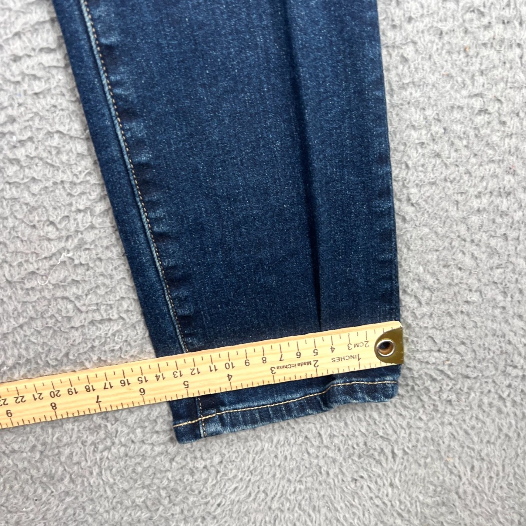 Denime AG Adriano Goldschmied Jeans Womens 25 x 34 Straight Midrise Denim Blue 90s Vintage? Size 42" / US 20 - 2 Thumbnail