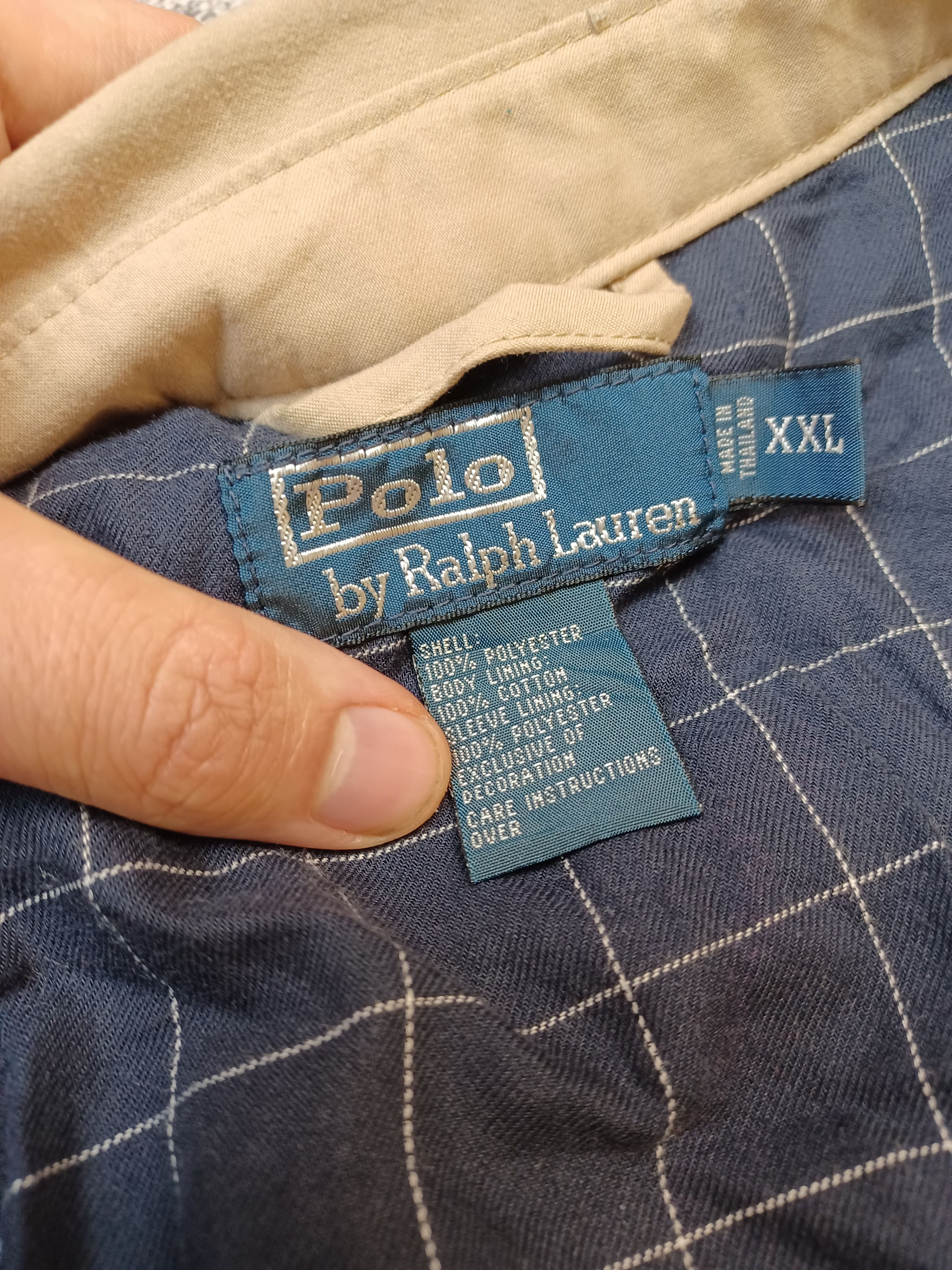 Polo Ralph Lauren × Vintage Vintage Polo Ralph Lauren Plaid Lined Collared Jacket Size US XXL / EU 58 / 5 - 7 Thumbnail