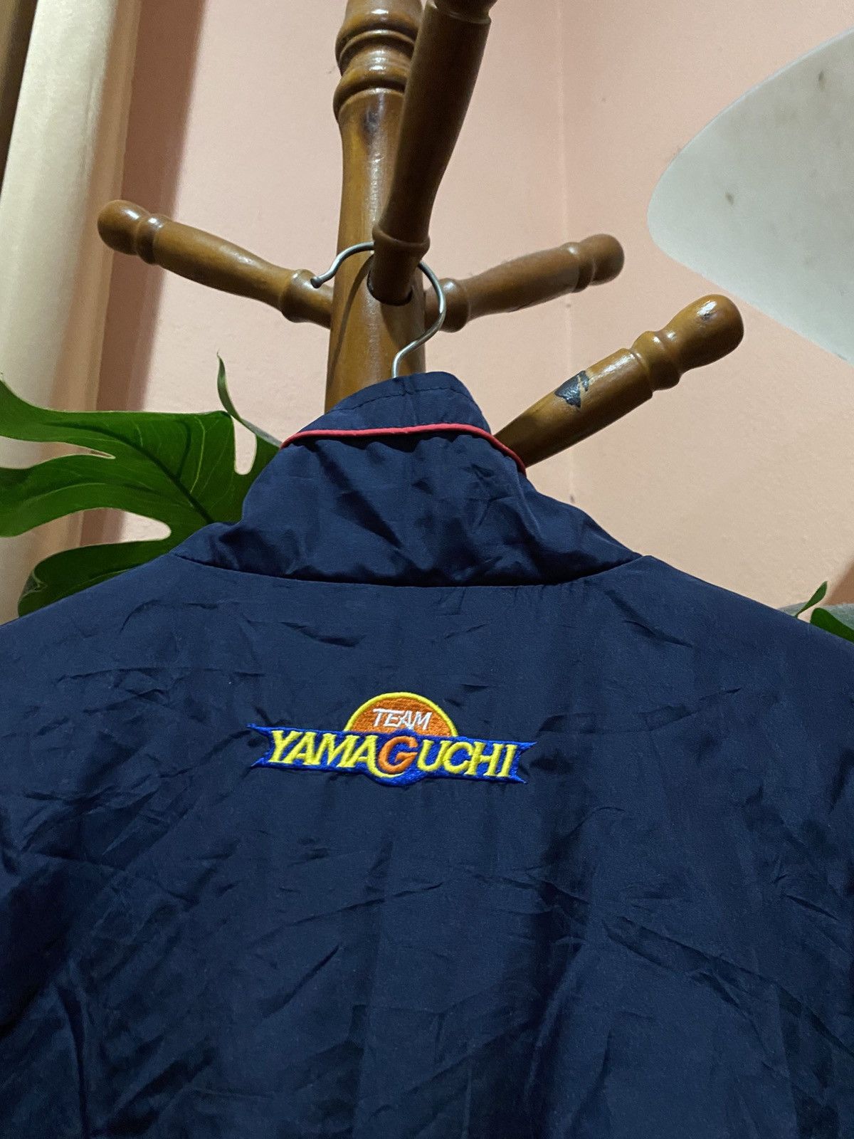 Mizuno Vintage Mizuno “Team Yamaguchi” Navy Windbreaker Jacket Size US M / EU 48-50 / 2 - 9 Thumbnail