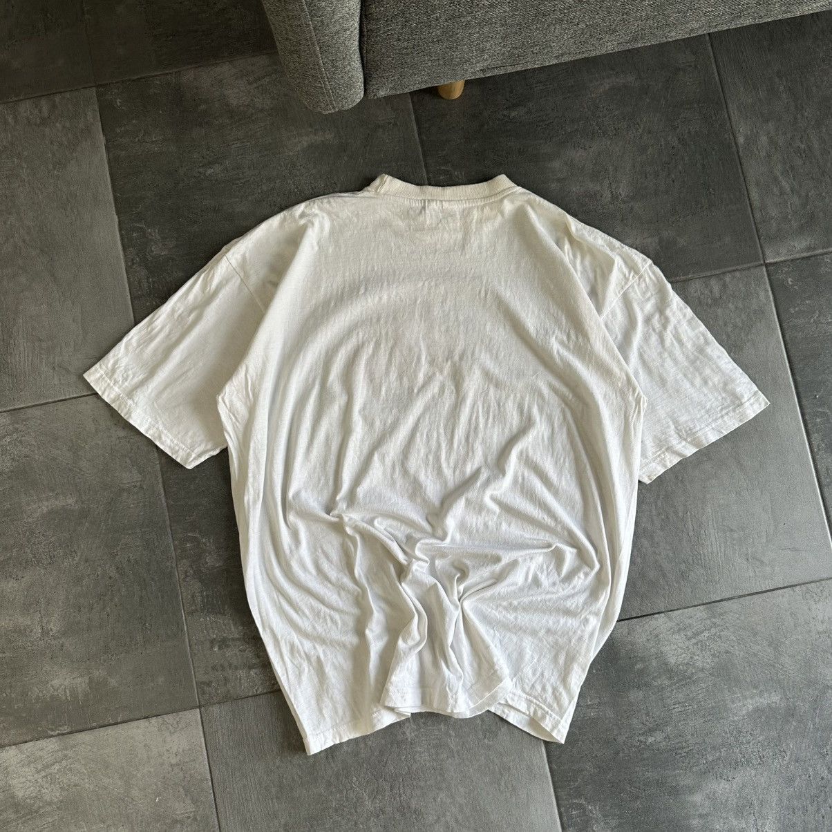 Japanese Brand × Vintage Vintage Japanese Style T-shirts ST.Kitts Flag Joke Trashed Size US XL / EU 56 / 4 - 2 Thumbnail