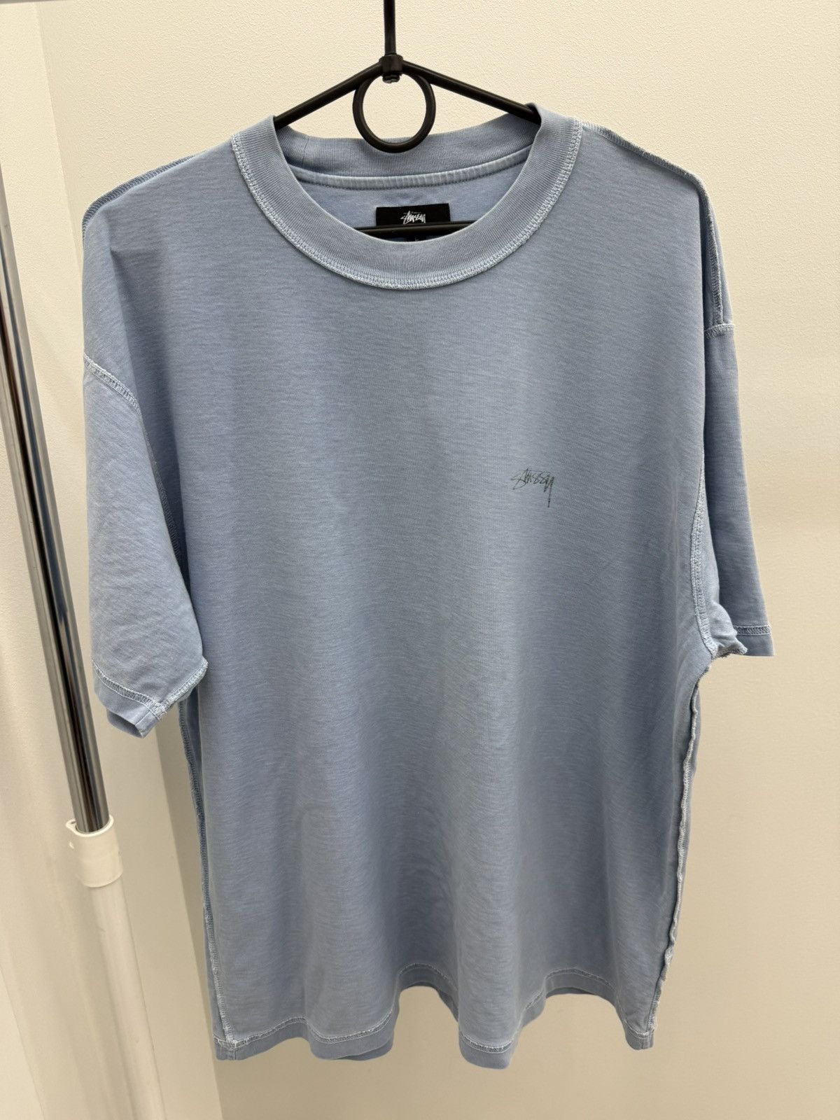 Stussy Stussy Inside-out Cotton T Shirt Size US L / EU 52-54 / 3 - 1 Thumbnail