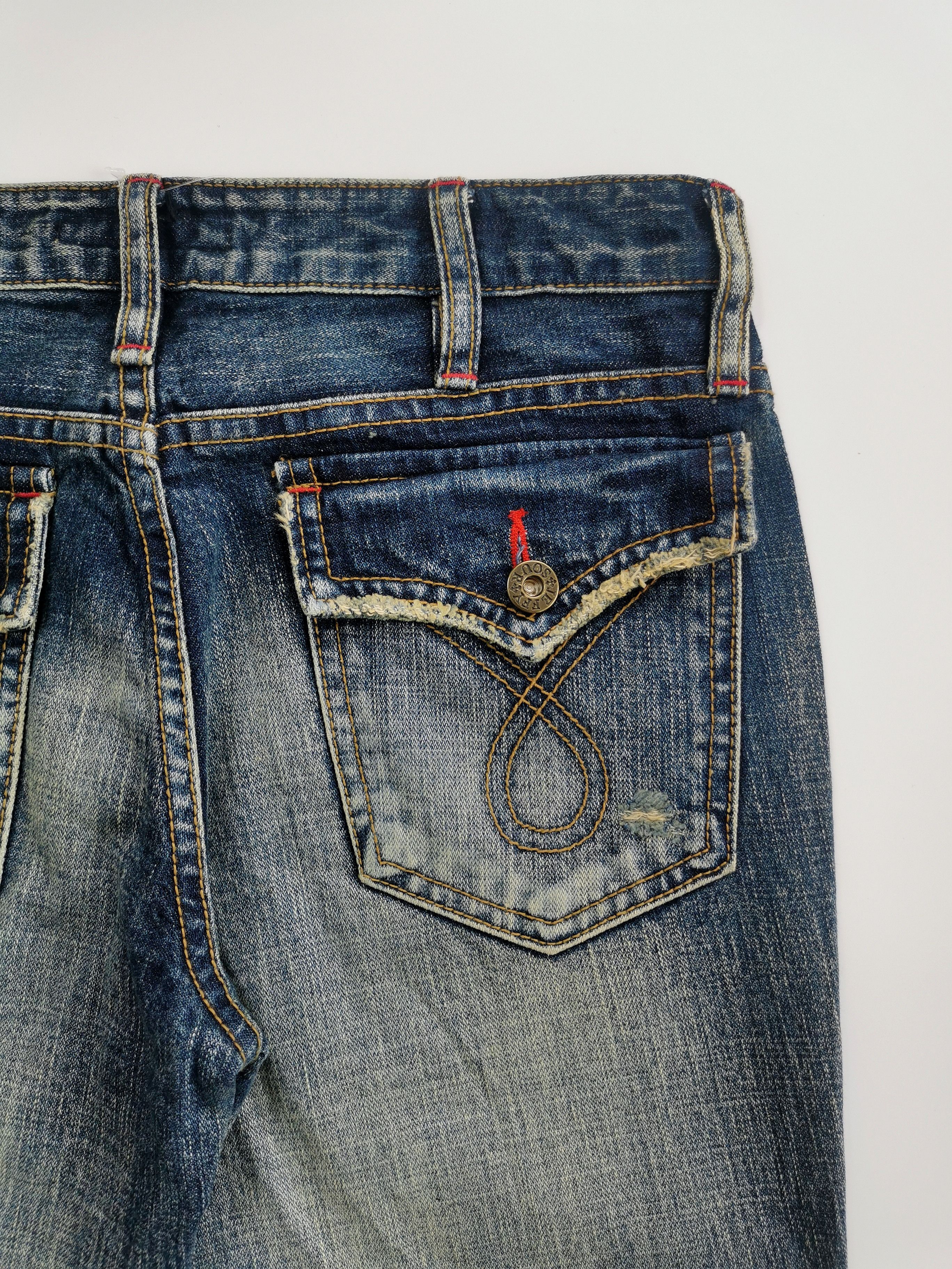 Le Grande Bleu (L.G.B.) Archive JEFFY SOUR Mudwash Bootcut Flare Jeans Style LGB Size US 29 - 9 Thumbnail
