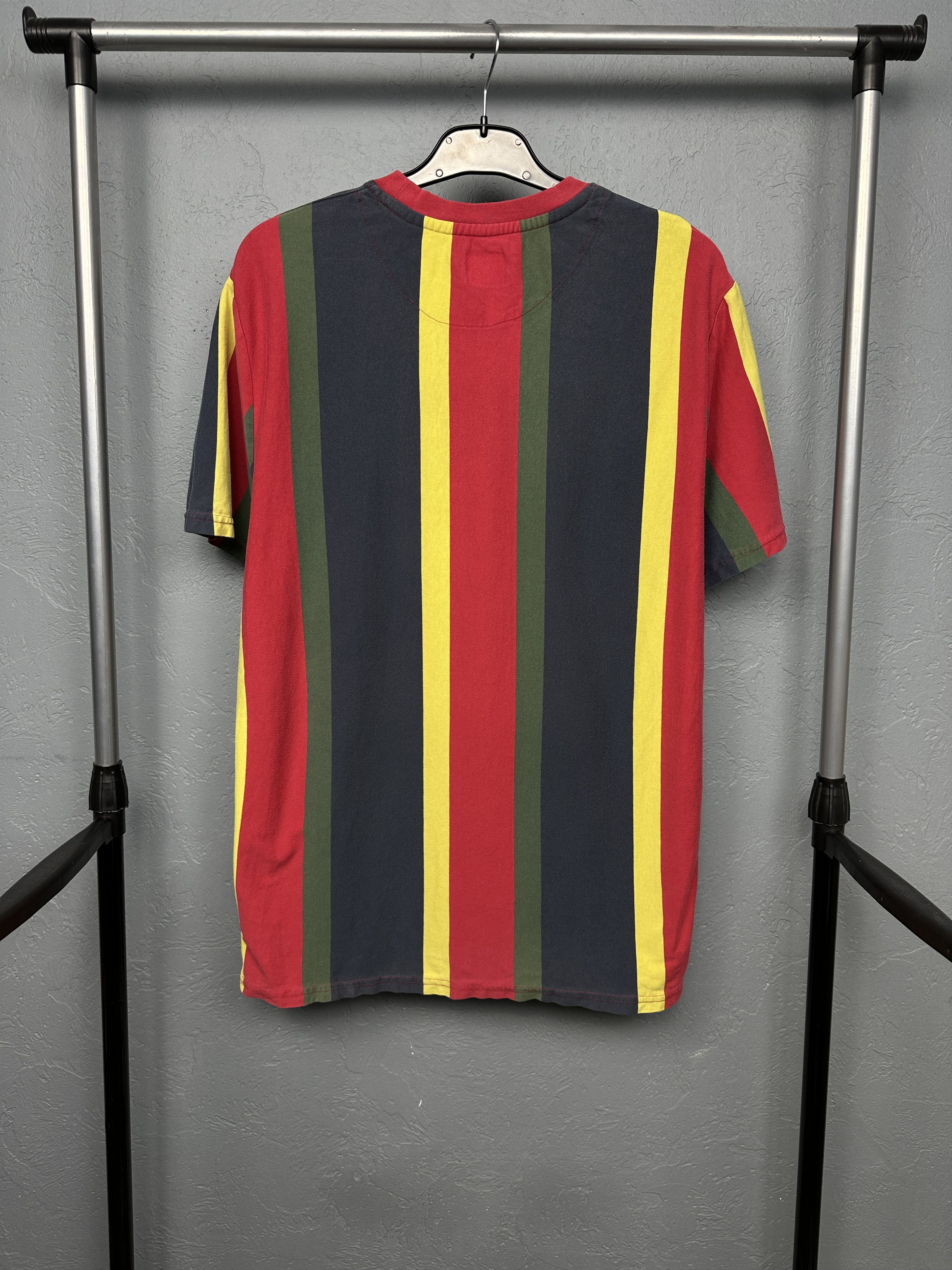 Karl Kani Karl Kani Mens Big Logo Striped T-Shirt Tee Size US M / EU 48-50 / 2 - 7 Thumbnail