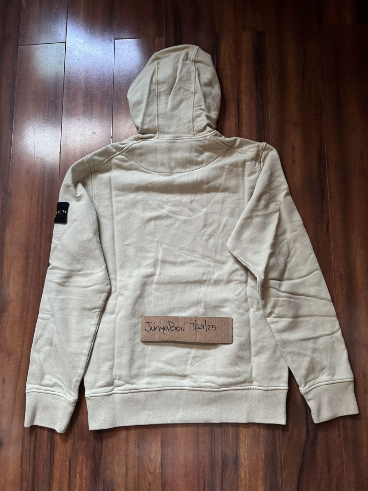 Stone Island Stone Island 771564120-V0090 Beige Hooded Sweatshirt Small Size US S / EU 44-46 / 1 - 2 Thumbnail