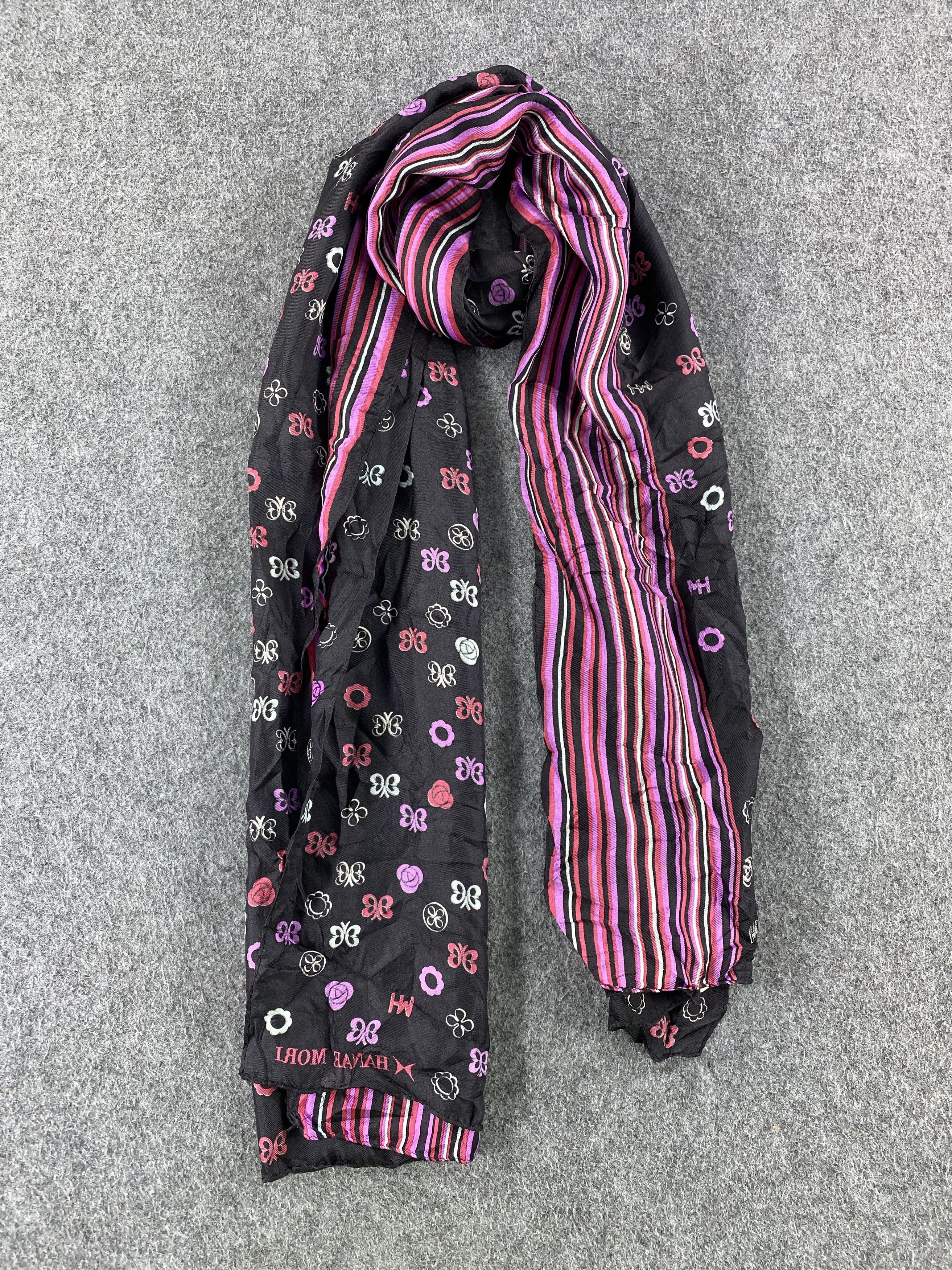 Hanae Mori Hanae Mori Silk Scarf / Stole / Muffler Size ONE SIZE - 1 Thumbnail