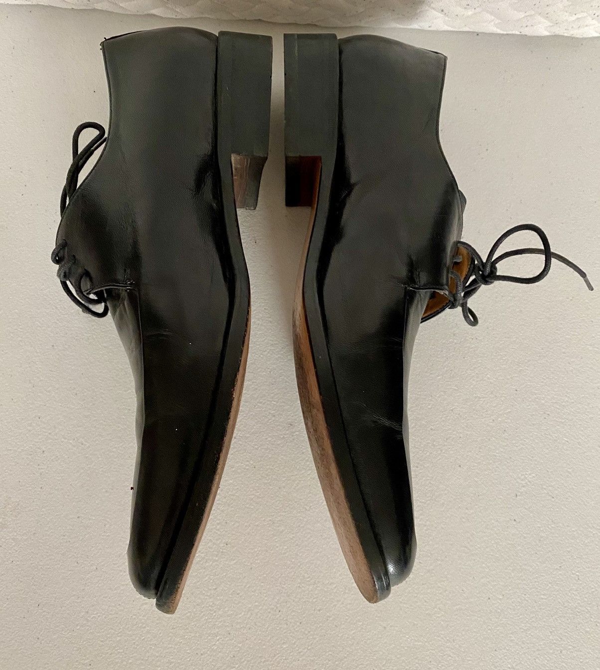 Bruno Magli Bruno Magli Made in Italy Black Leather Split Toe Derby 11 M Size US 11 / EU 44 - 6 Thumbnail