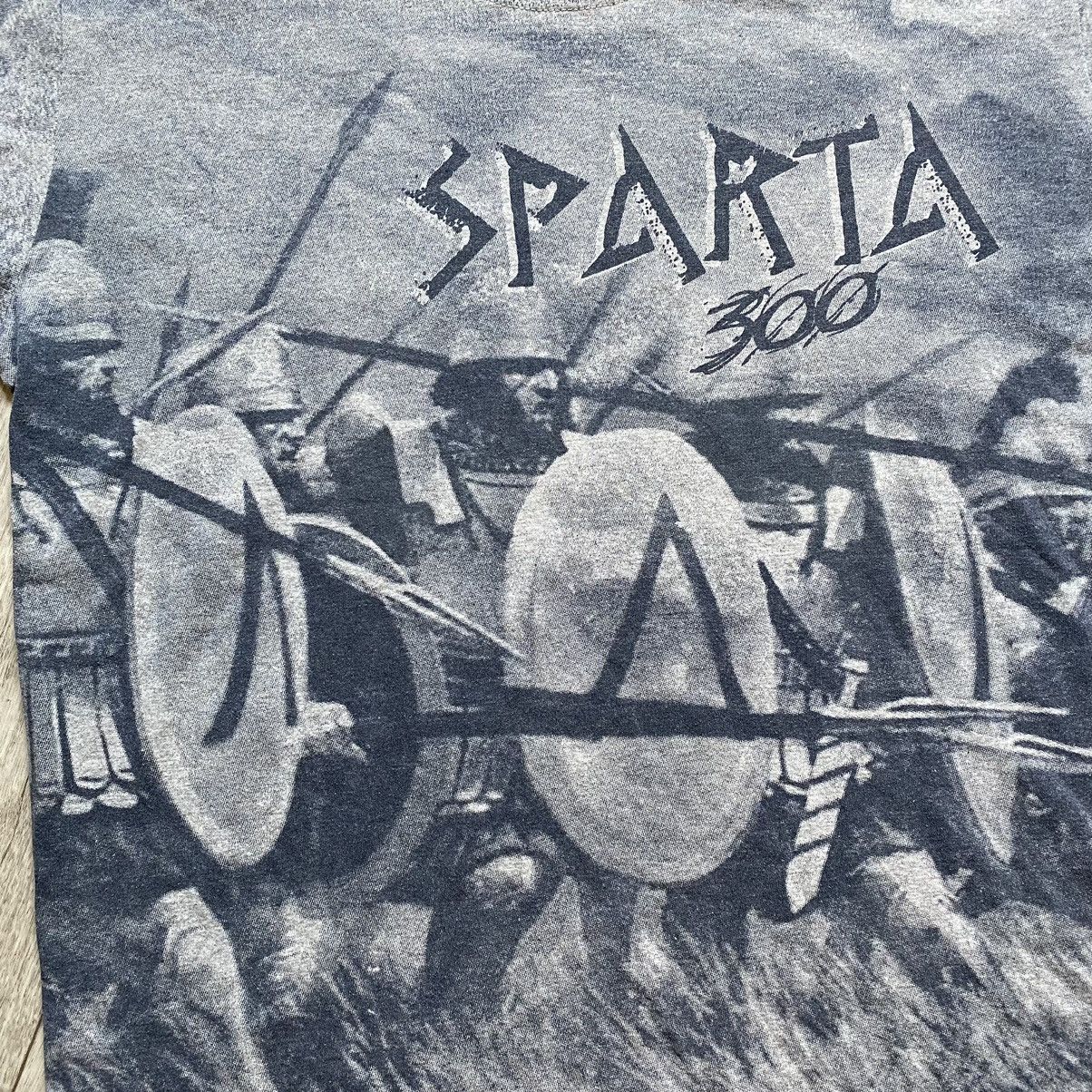 Vintage VINTAGE 300 SPARTAN MOVIE FULL PRINT T SHIRT Size US L / EU 52-54 / 3 - 3 Thumbnail