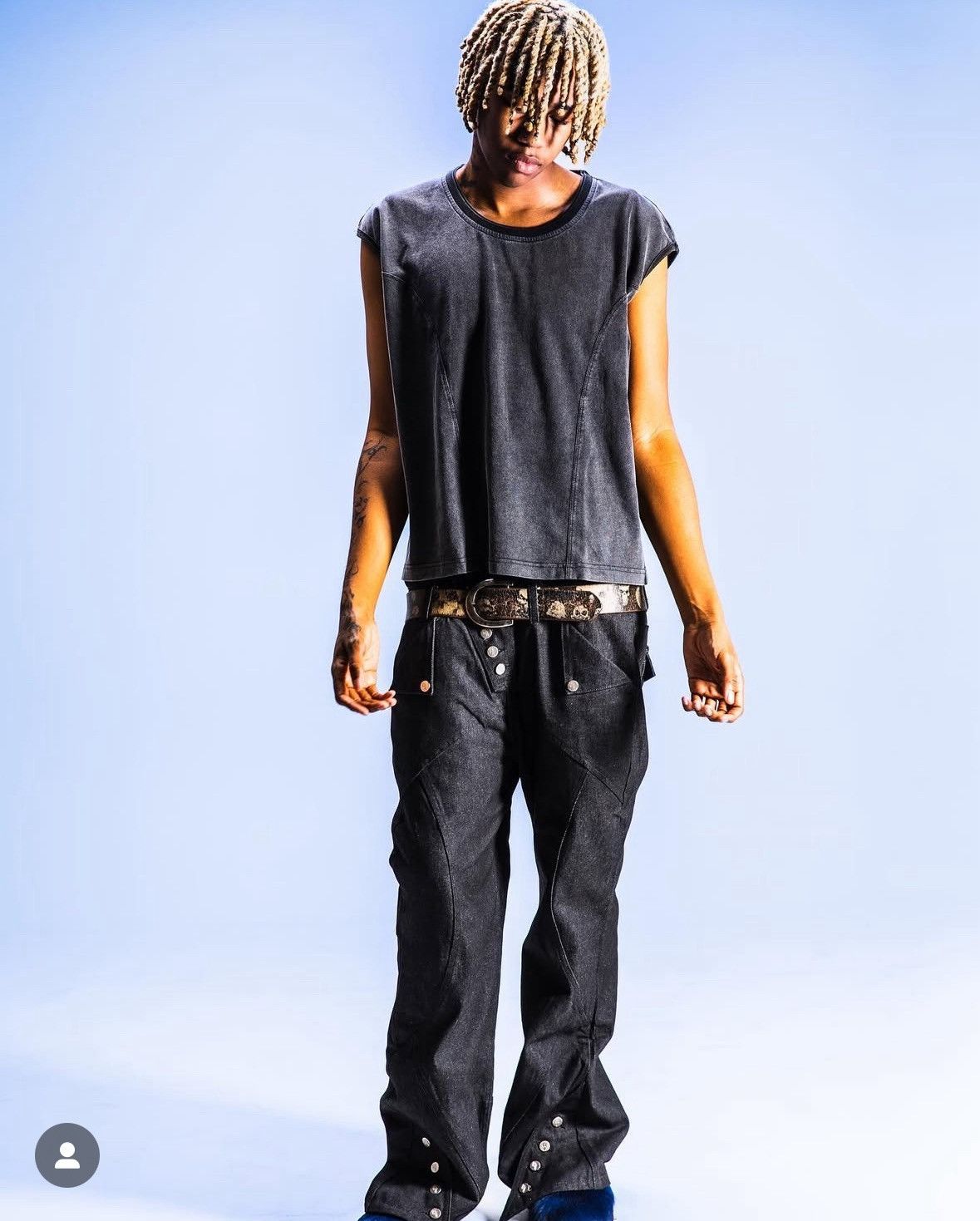 Japanese Brand Corrupt Kid Waxed Flared Denim Size US 32 / EU 48 - 8 Thumbnail