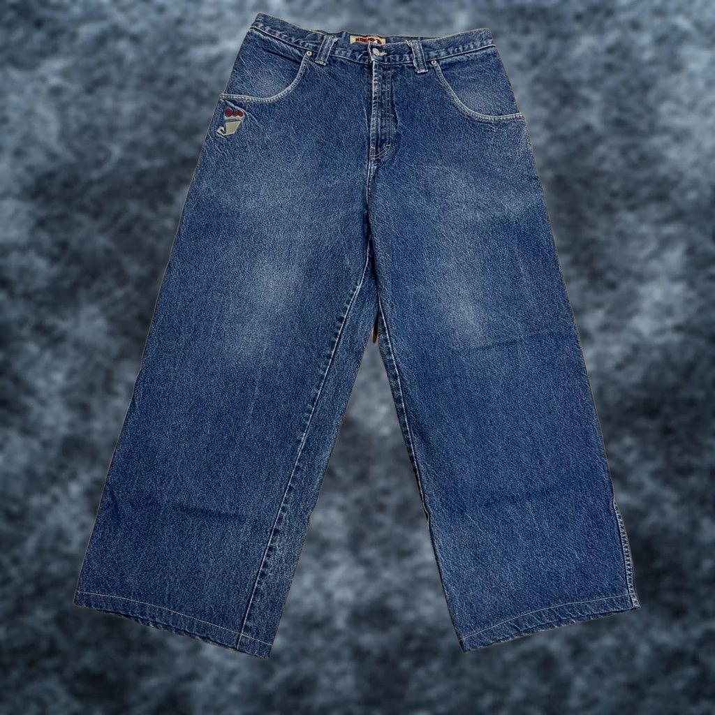 JNCO VINTAGE JNCO Jeans Smoke Stacks Wide Leg 36x29 34x29 Baggy High Rise Men Size US 36 / EU 52 - 1 Thumbnail