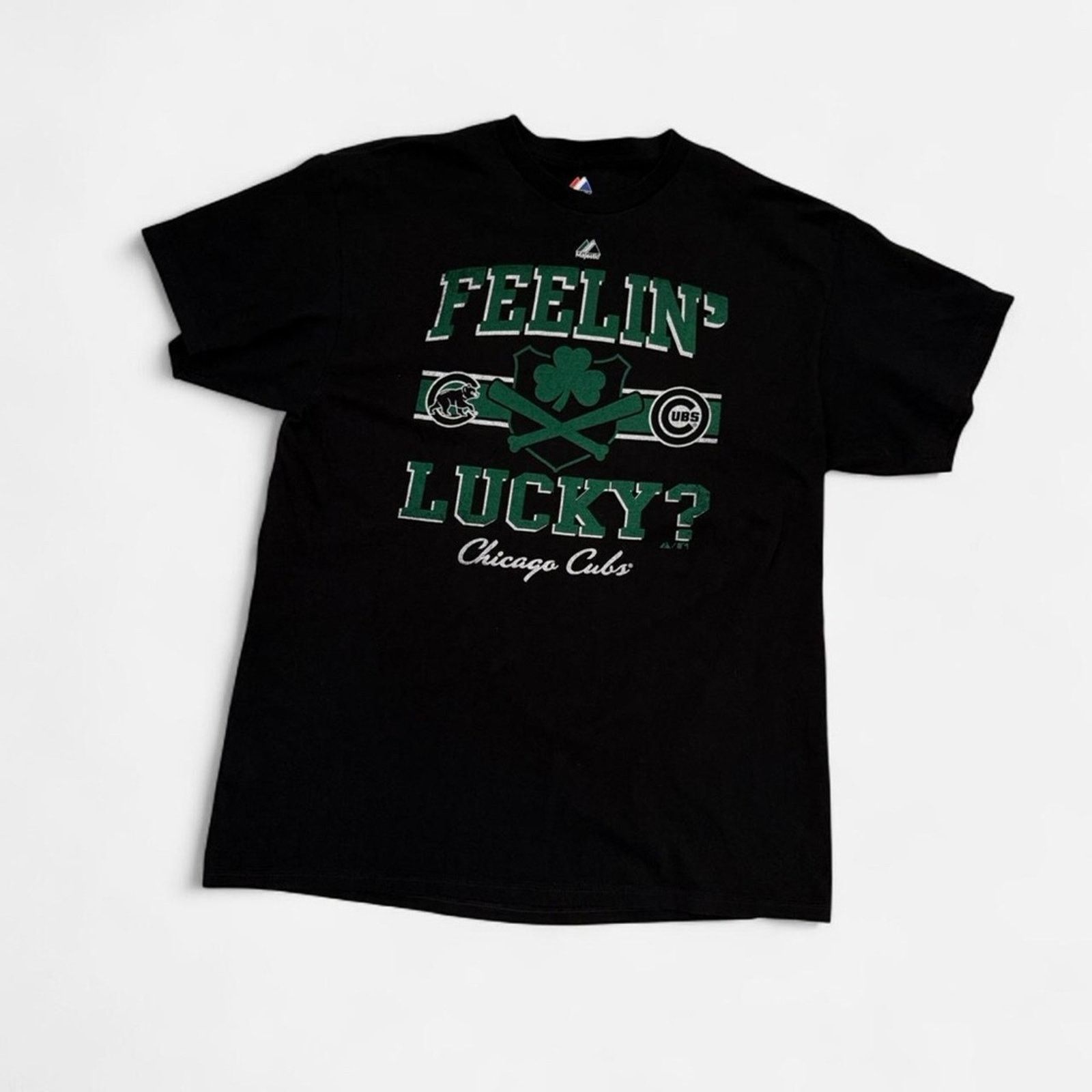 Majestic Majestic Chicago Cubs Feelin’ Lucky T-Shirt Size XL MLB Size US XL / EU 56 / 4 - 3 Thumbnail