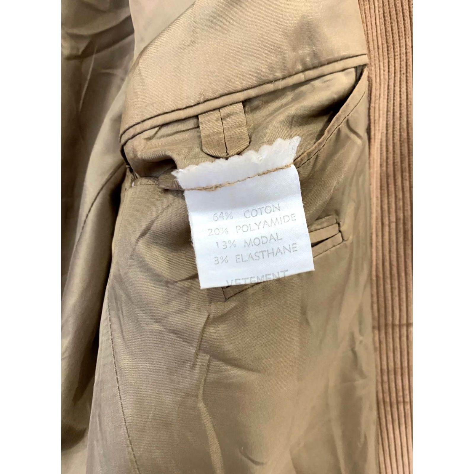 Guy Laroche VTG Guy Laroche Monsieur Blazer Jacket Brown 44 L Corduroy Paris Made in France Men M/L Adults Mens Panache Size 42R - 5 Thumbnail
