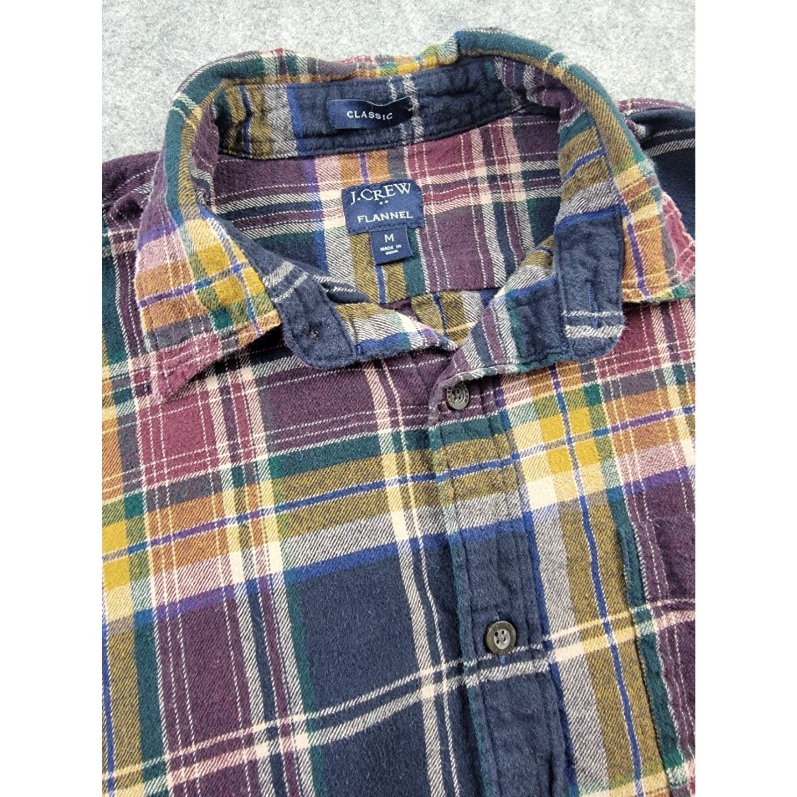 J.Crew J.CREW Flannel Shirt Mens Medium Multicolor Plaid Classic Fit Shirt Size US M / EU 48-50 / 2 - 2 Thumbnail
