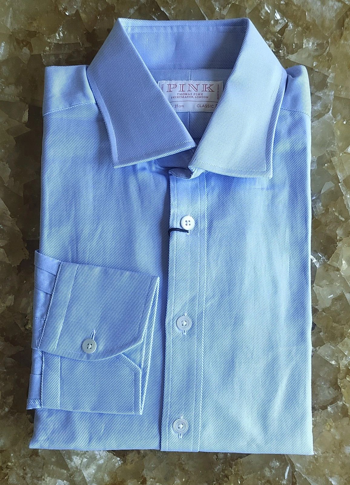 Thomas Pink Thomas Pink Melange Micro Stripe Shirt Free Shipping T/30 Size US S / EU 44-46 / 1 - 1 Thumbnail