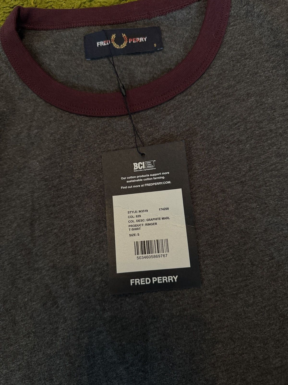 Designer × Fred Perry Fred Perry NWT knit logo minimalist t-shirt Size US S / EU 44-46 / 1 - 3 Thumbnail