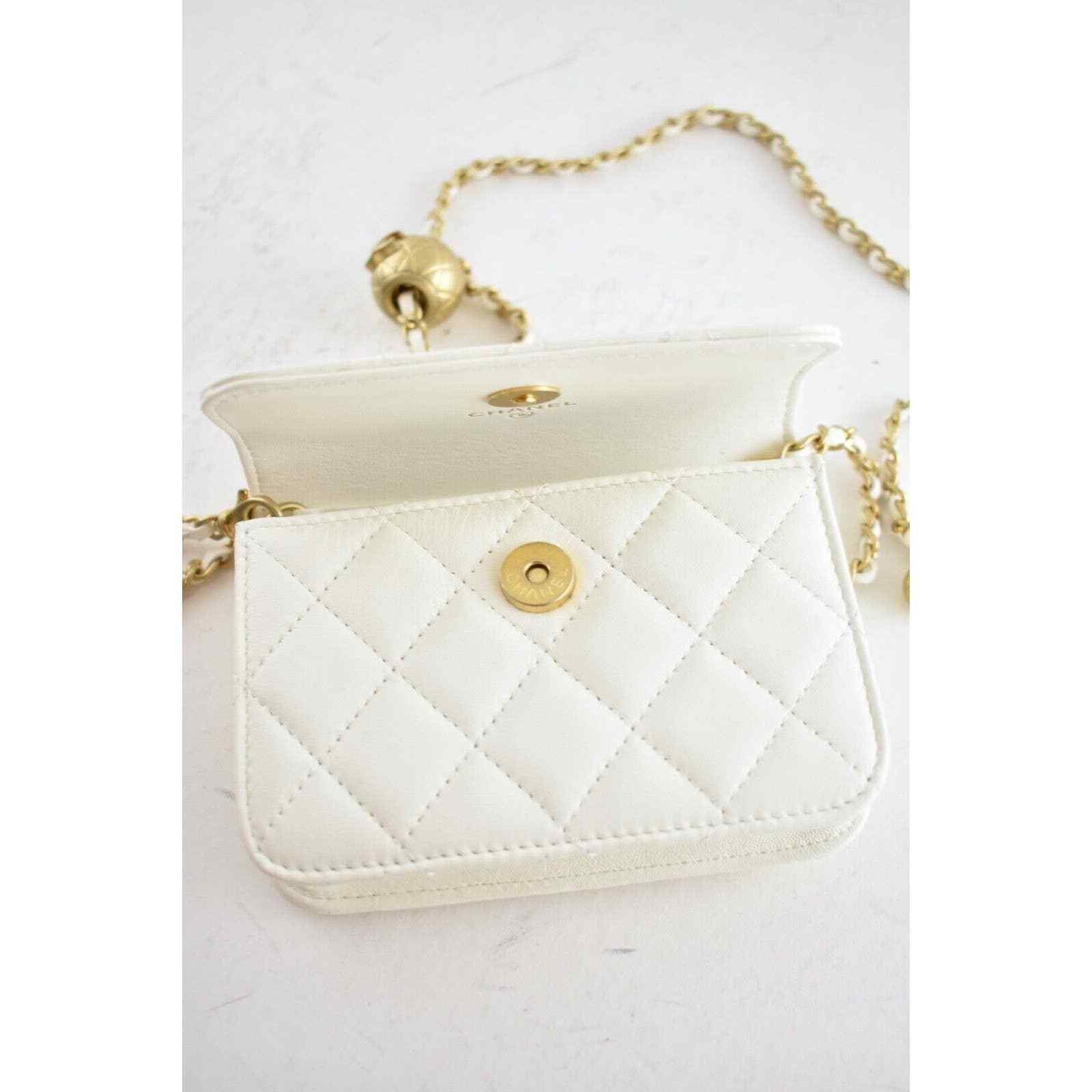 Chanel Chanel Clutch Mini Chain Classic Gold Card Belt Waist Bag Size ONE SIZE - 11 Thumbnail