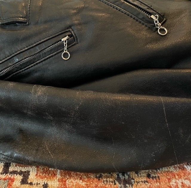 Other Street Legal Vintage 90s unisex Motorcycle Leather Jacket Size US S / EU 44-46 / 1 - 4 Thumbnail