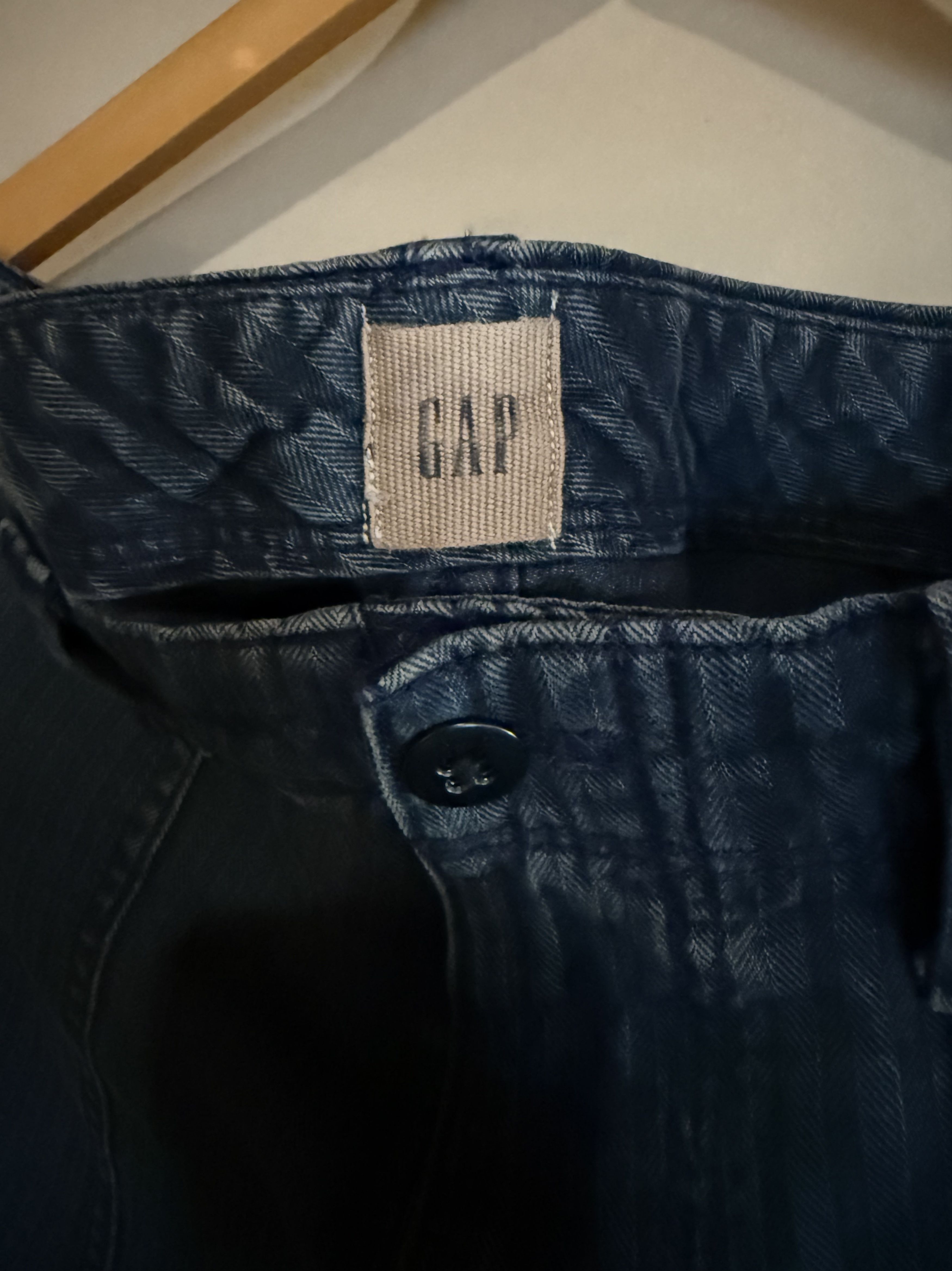 Gap Gap, Blue Cotton Twill Utility Pants, Men's 36x32 Size US 36 / EU 52 - 3 Thumbnail