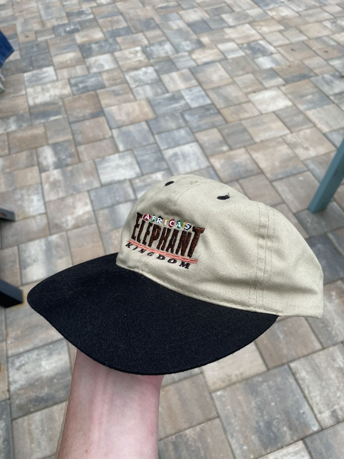 Vintage discovery channel elephant kingdom hat 90s strapback Size ONE SIZE - 3 Thumbnail