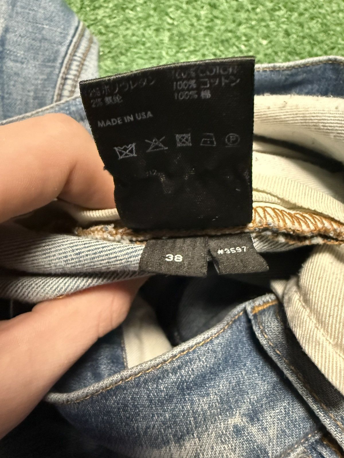 Amiri Amiri mx1 plaid patch denim Size US 38 / EU 54 - 5 Thumbnail