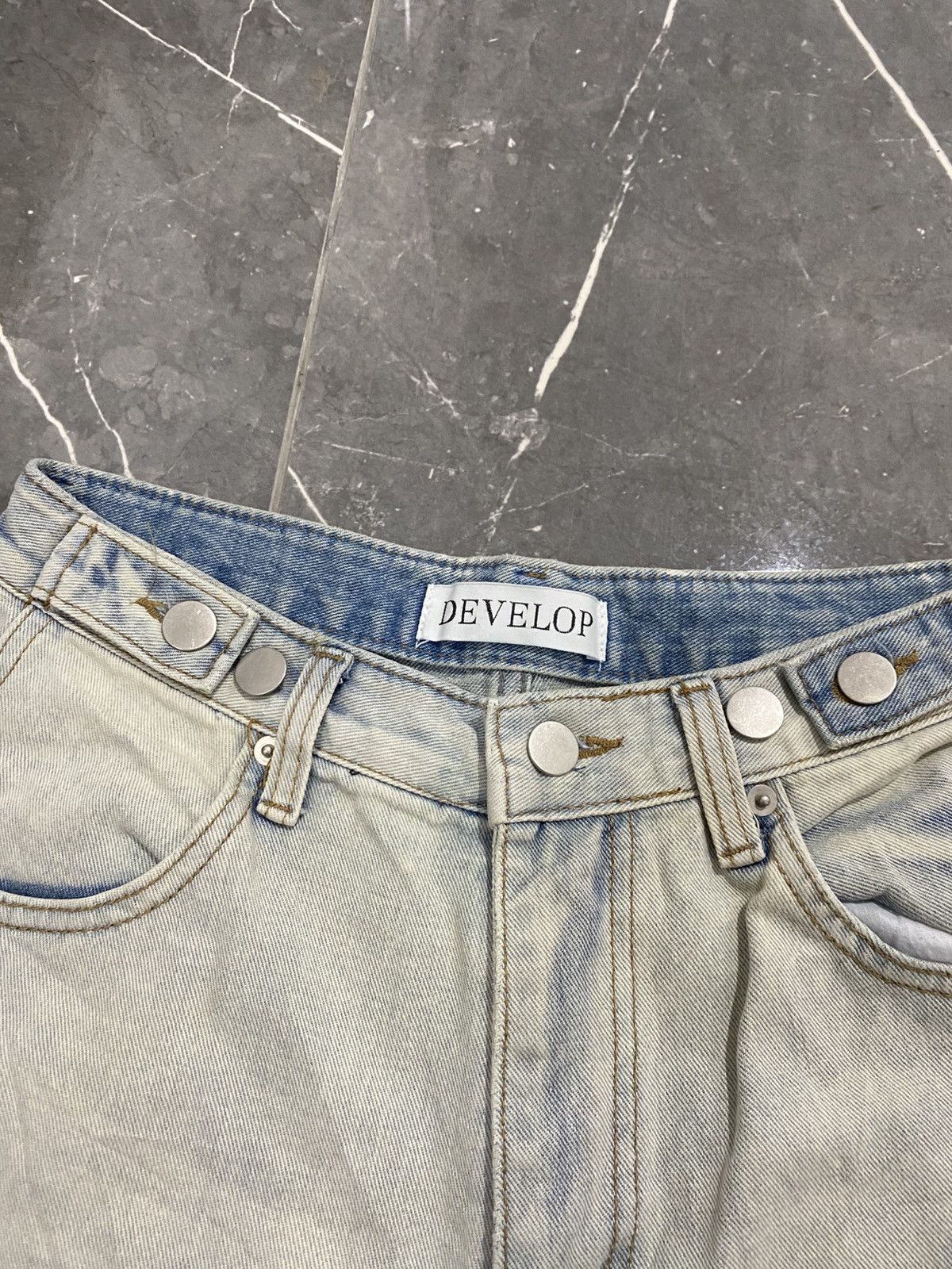 Japanese Brand 💸BINDINGOFFER💸Develop Jorts Cargo Pants Hysteric Beautybeast Size US 29 - 7 Thumbnail